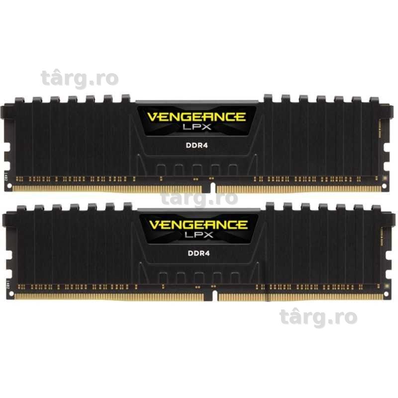Memorie Corsair Vengeance LPX Black 32GB DDR4 2666MHz CL16 Dual Channel Kit