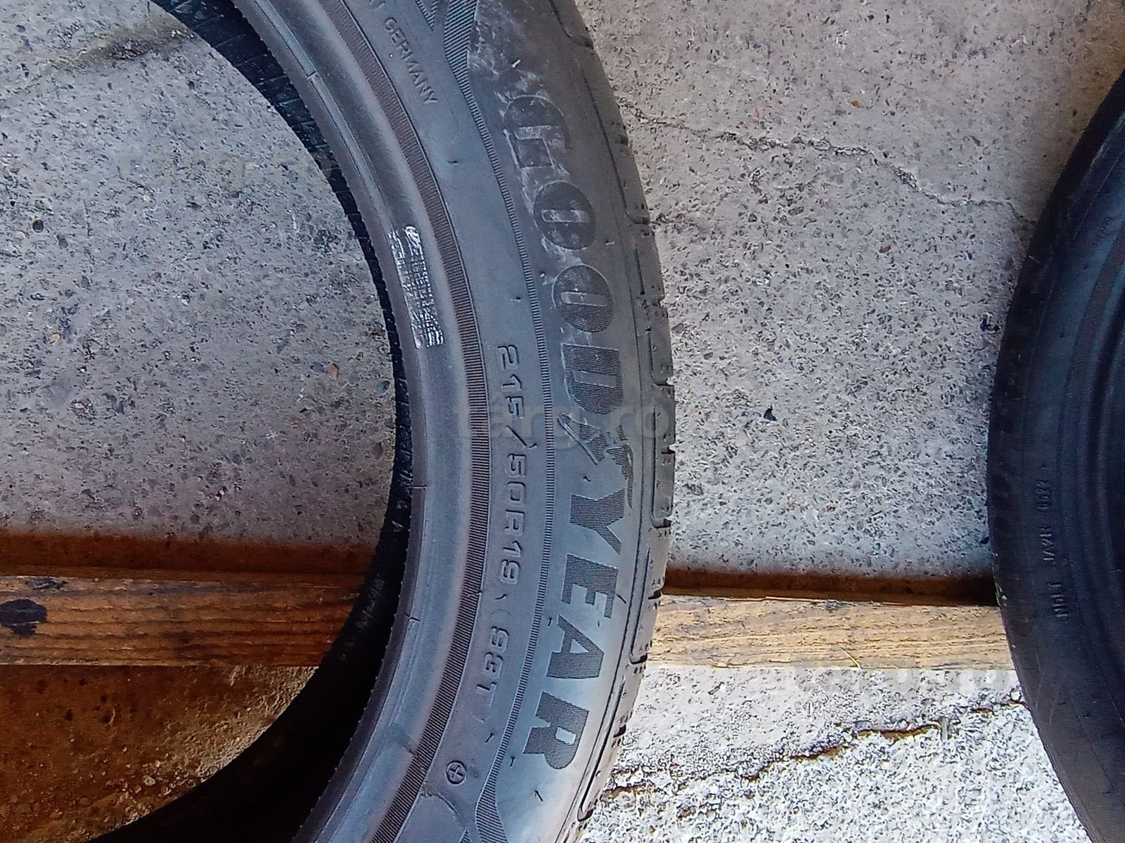 4 anvelope noi Goodyear 215/50 R19 dot 0522 5