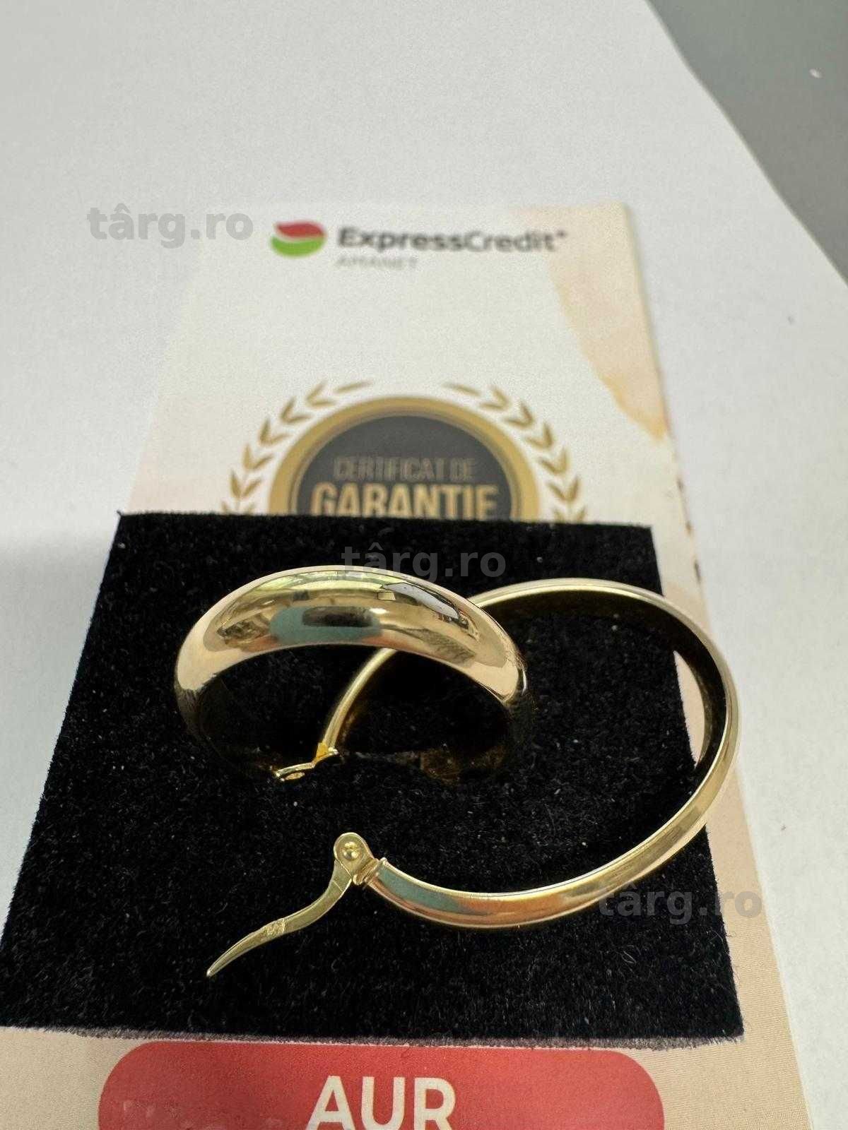 Cercei din aur 14k (69786.1/ 10 Pacurari 1) garantie 2 ani! 5