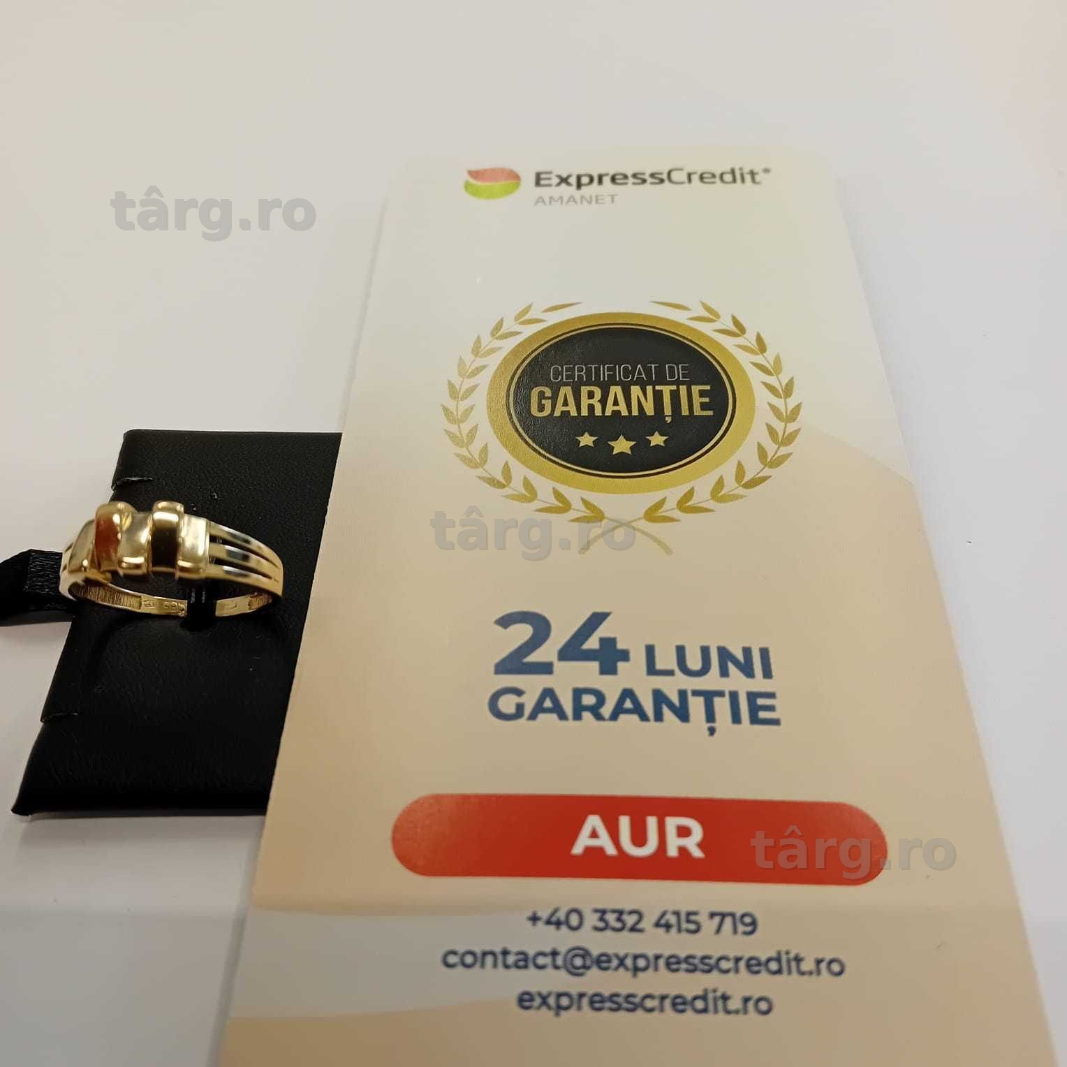 Inel aur 14k (ag49 Esplanada b.7825) Garantie 2 Ani
