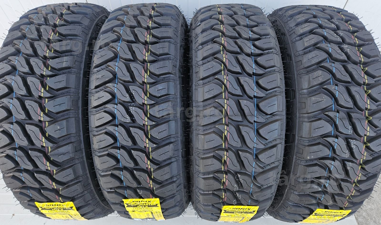 235/70 R16, 110Q, SONIX Primemaster M/T, Anvelope Mud Terrain M+S 2