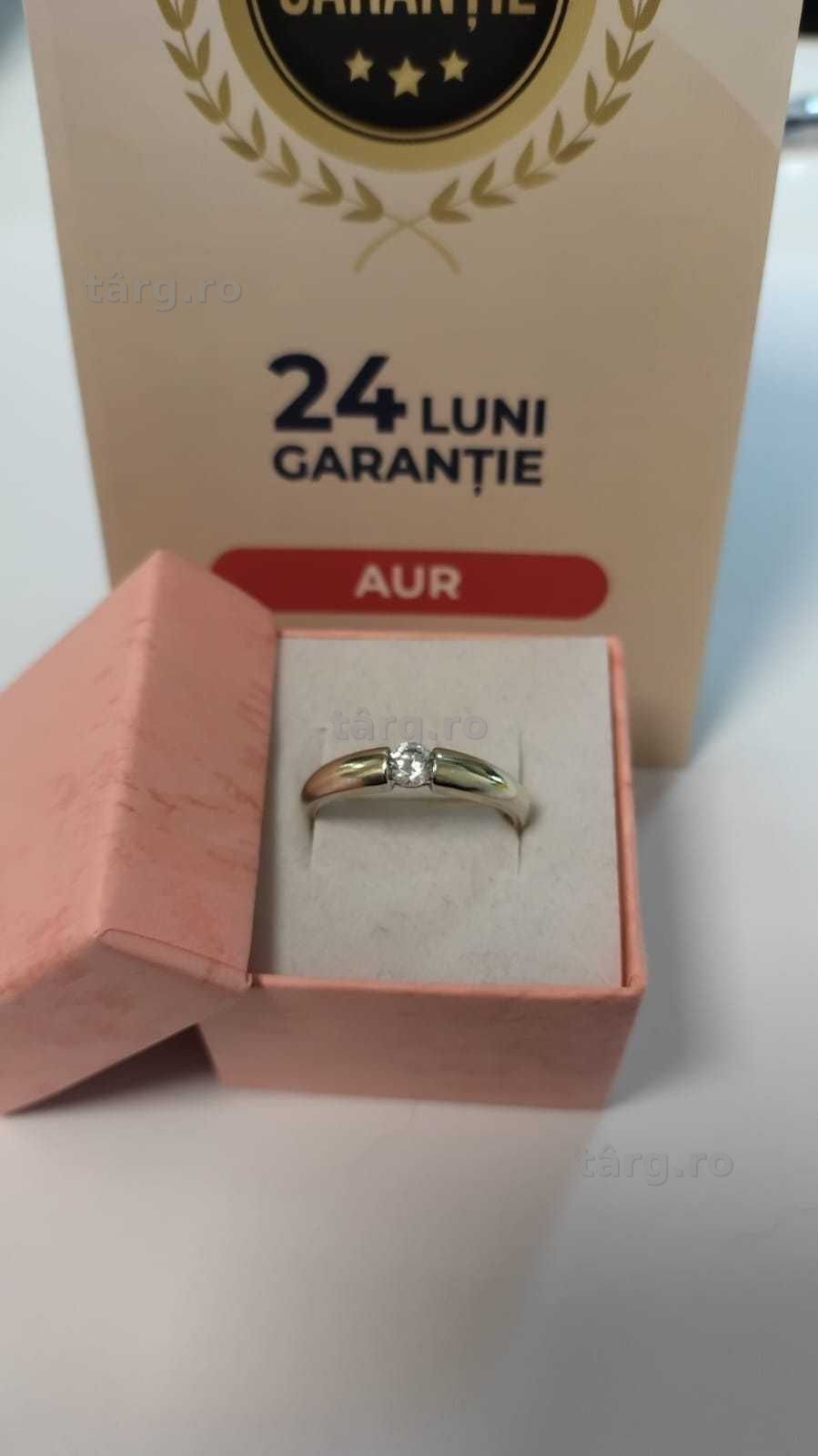 (AG42) Inel aur alb 9K B.33911.8 - Garantie 2 ani