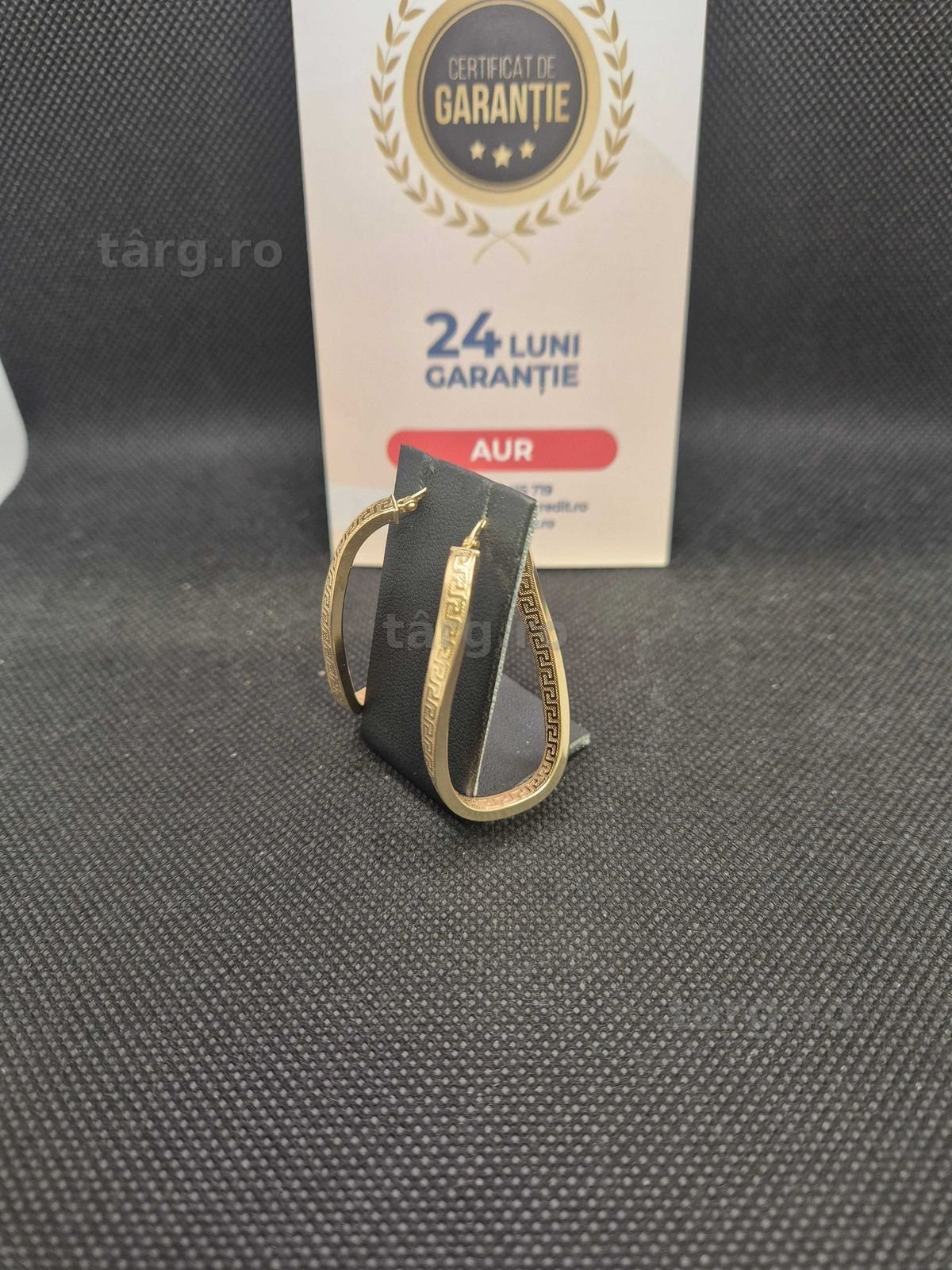 Cercei aur 14K 4.64g (49640.4 Ag11 Piata Nicolina) Garantie 2 ani! 3