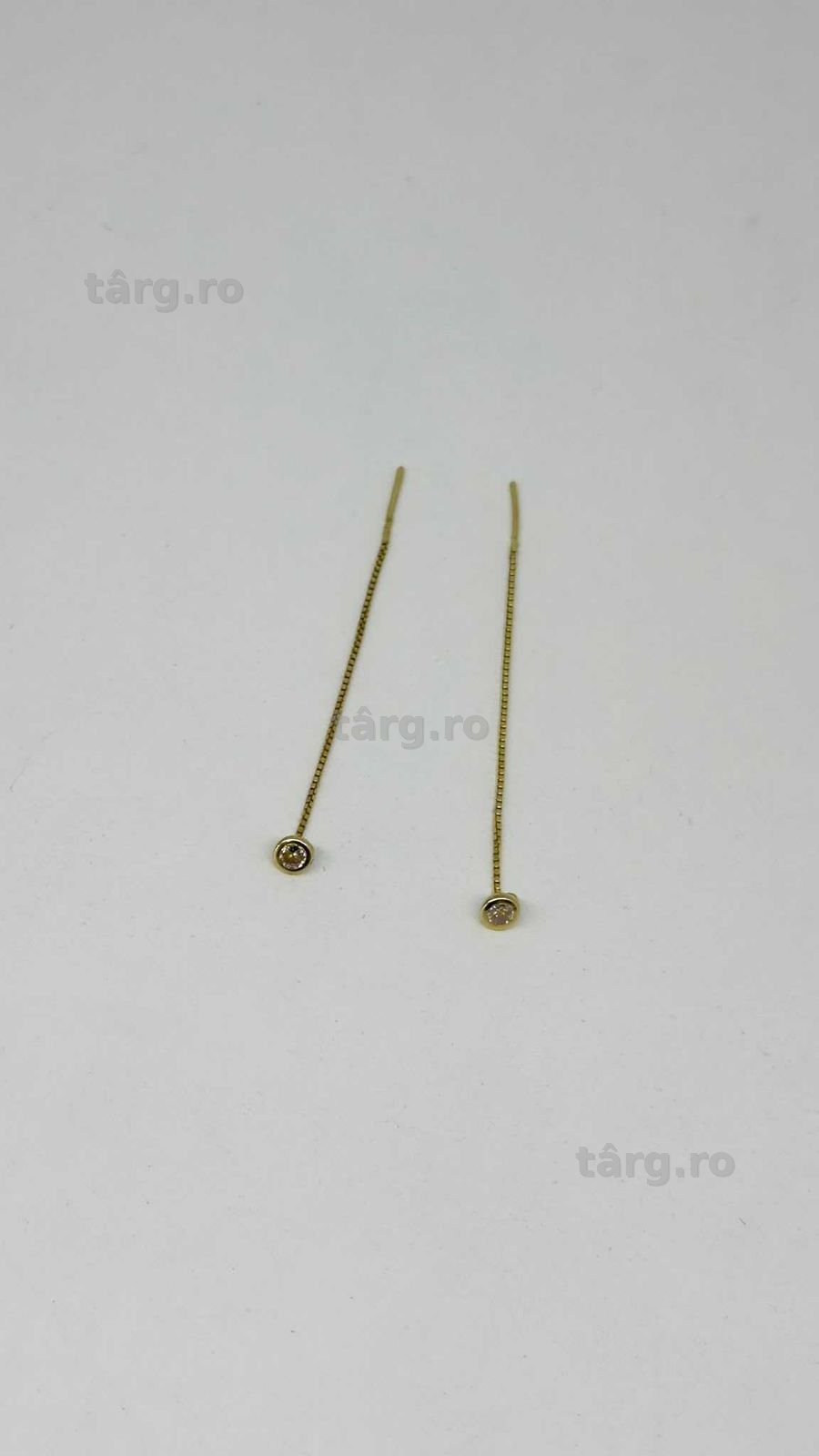 Cercei aur 14K 1.01g ( Galata B8532.6 ) - Garantie 2 ani! 3