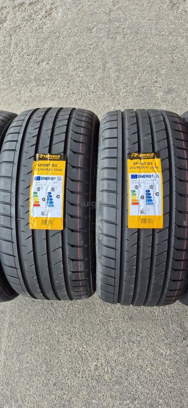 4 anvelope vara noi Tercelo 265/40/20,dot 2025.Pretul este pe bucata. 2