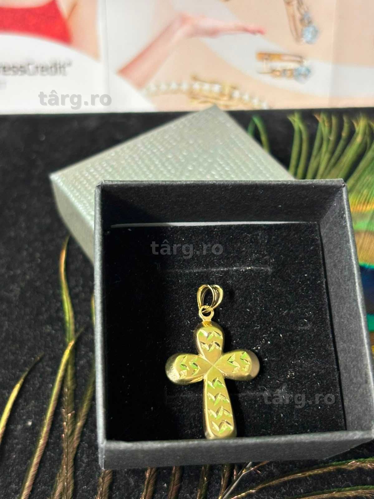 Medalion aur 14k 1.14g (B.61567-Tatarasi) Garantie 2 ani-570 lei 3