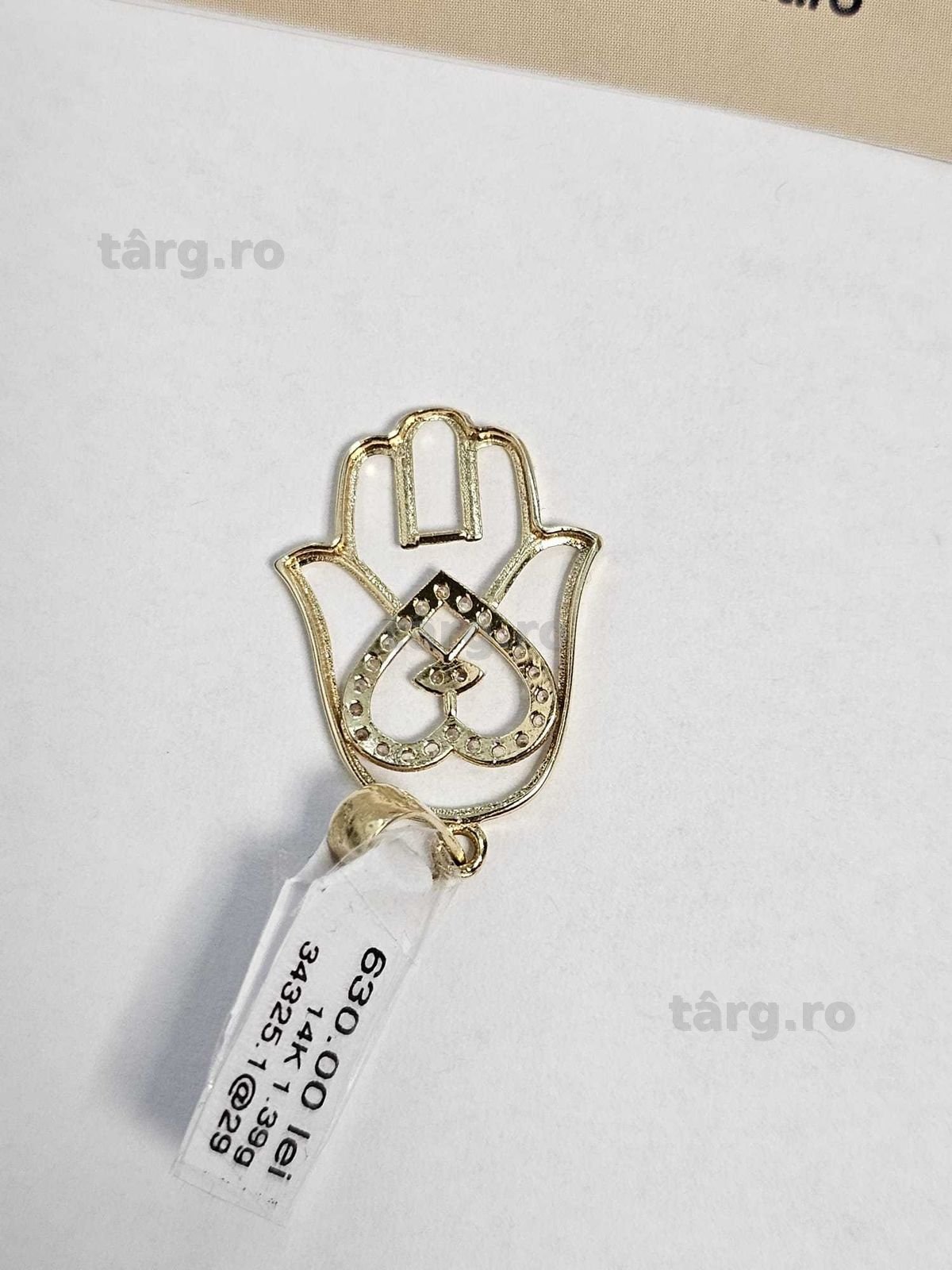 Pandantiv de aur 14k (Ag29 Siraj b.34325.1) Garantie 2 ani 2