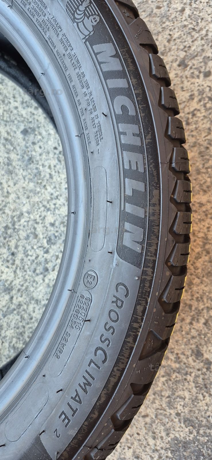 4 anvelope M+S ca noi Michelin 185/55/16,dot 2022.Pretul este pe bucata. 5