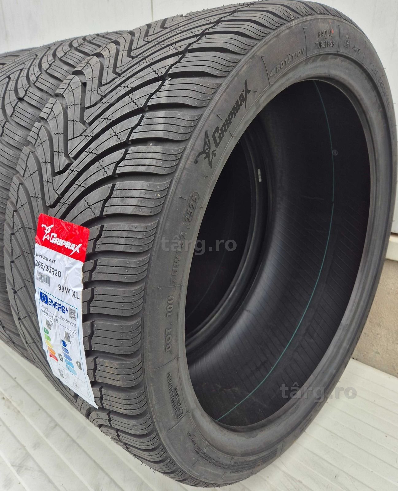 265/35 R20, 99W, GRIPMAX All Season XL, Anvelope all season M+S 3
