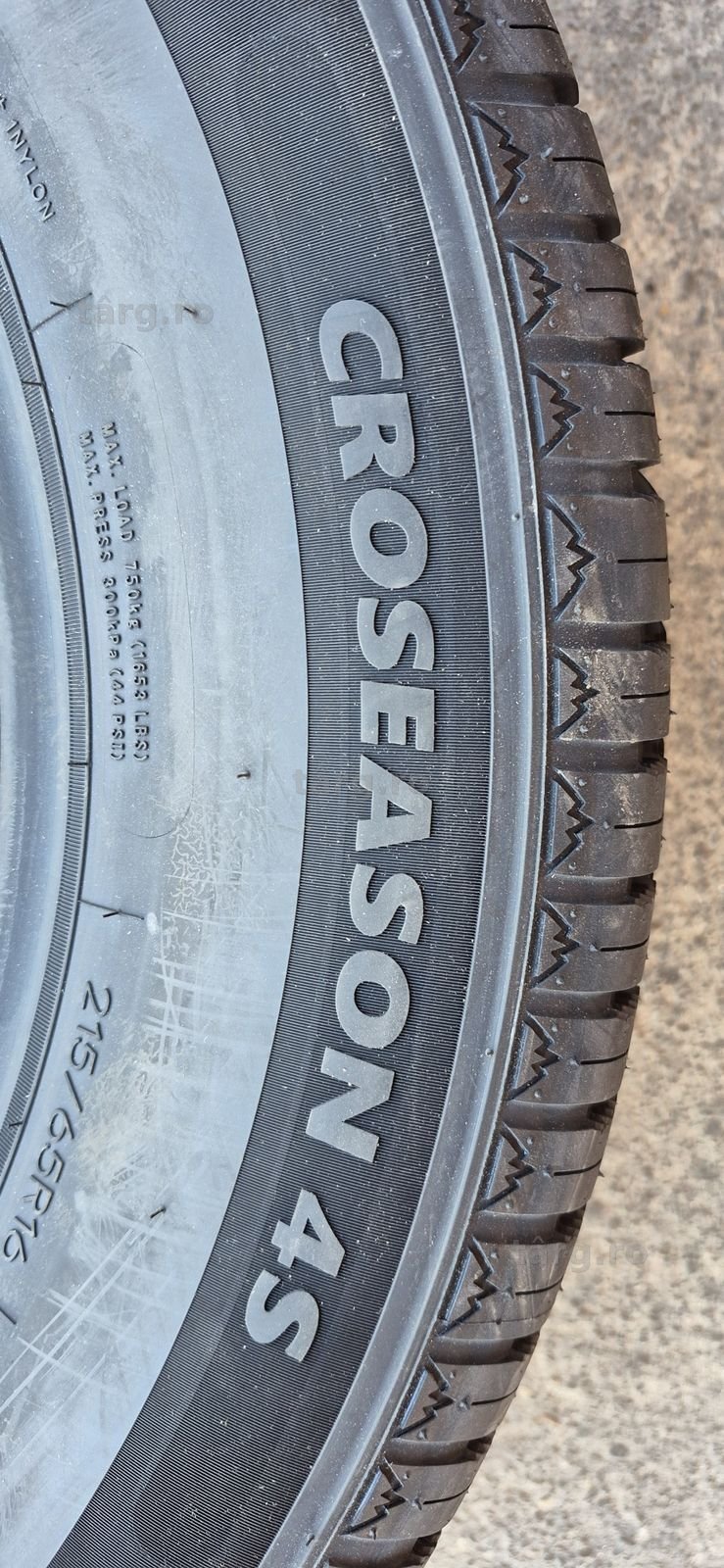 4 anvelope M+S noi Tercelo 215/65/16,dot 2025.Pretul este pe bucata. 5
