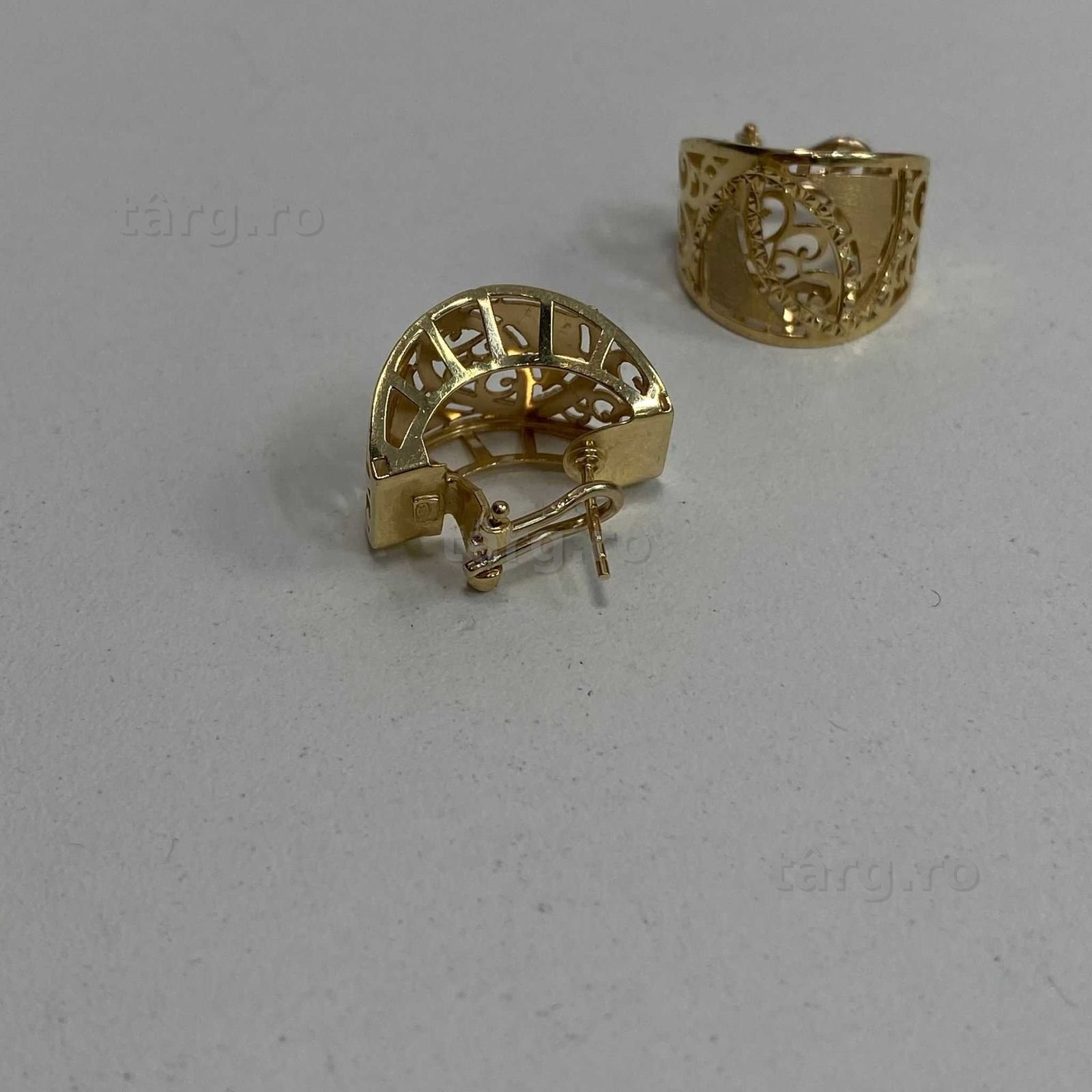 Cercei aur 14K 5.86g (AG13 b55491.1) Garantie 2 ani! 3