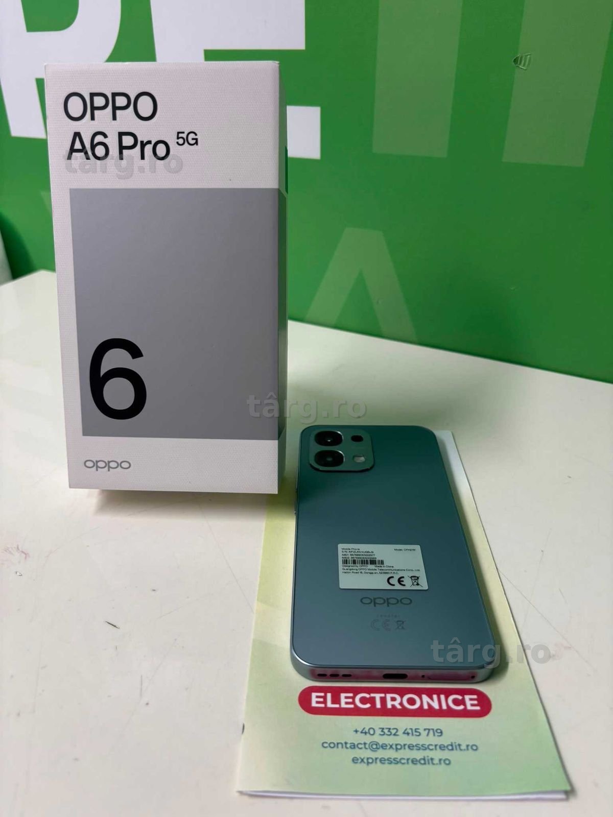 Telefon Oppo A6 PRO 5G ( B61601-Tatarasi) Garantie 2 ani- 800lei 4