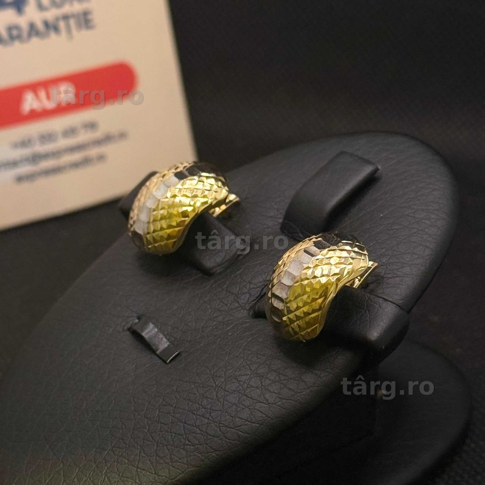 Cercei aur 14K 2.01g (AG15 Gara 1 B53883.1) Garantie 2 ani! 3