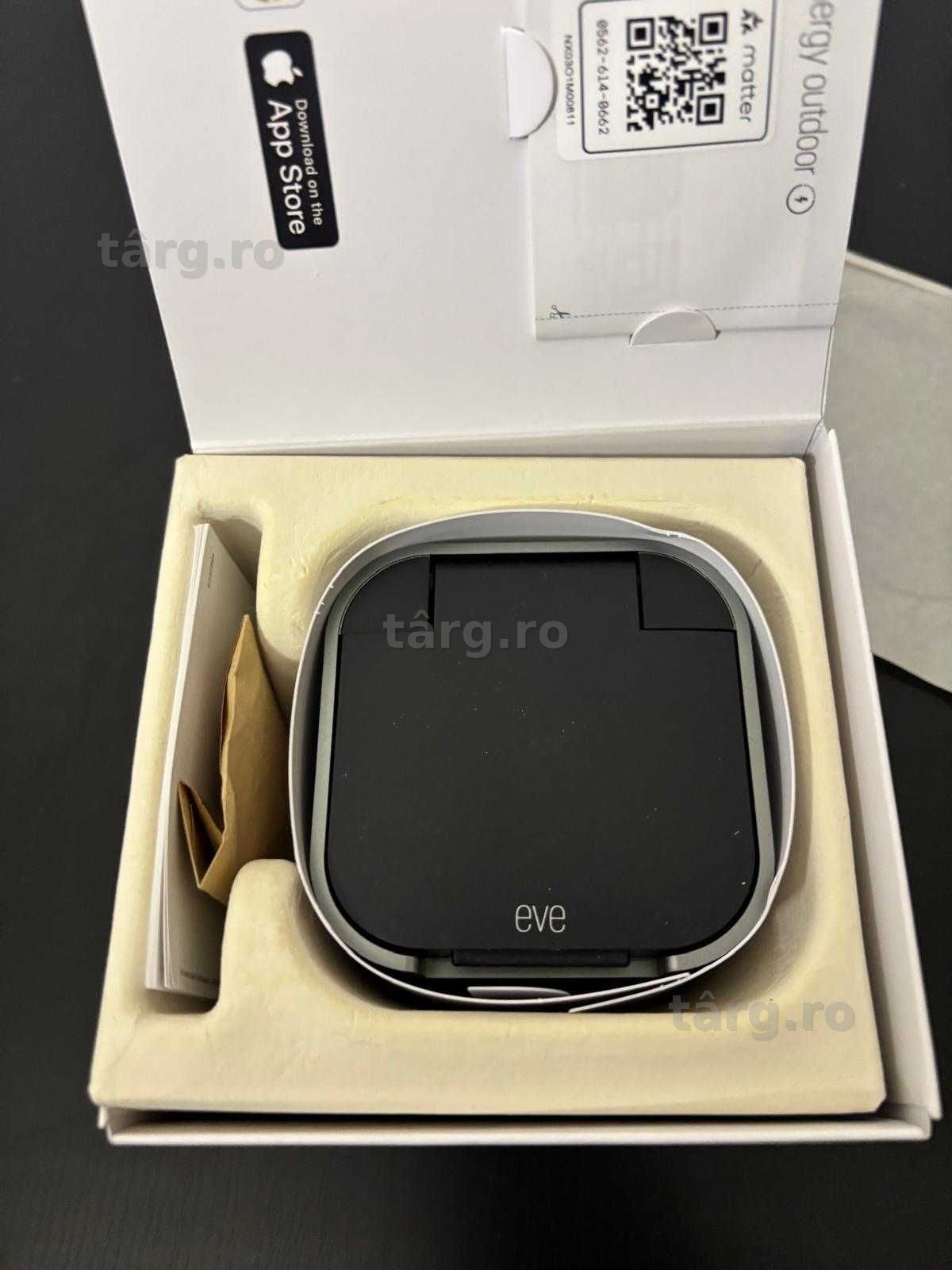 Priza inteligenta exterioara Eve Energy Outdoor Matter, 230V, Bluetooth, IP44