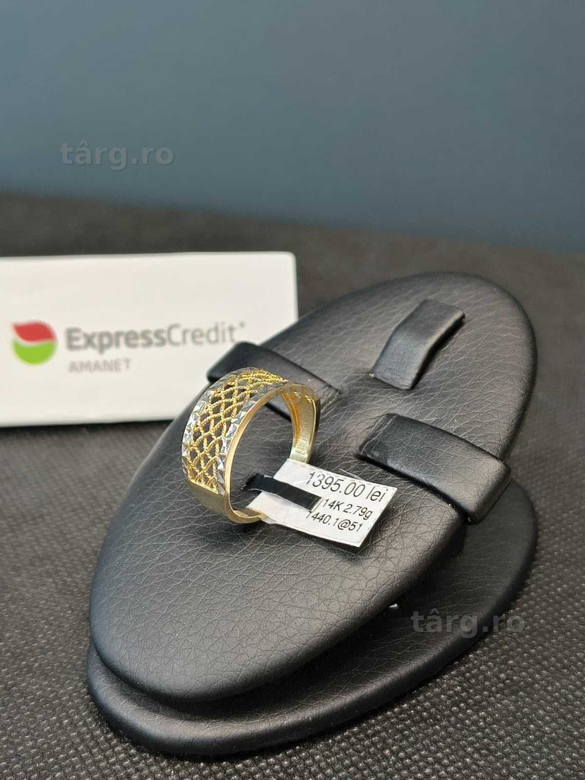 (AG51) Inel aur 14K 2.79g b1440 - Garantie 2 ani!