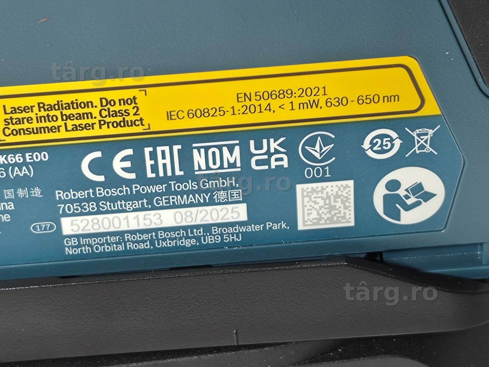 Bosch GCL 2-15 + RM 1 - Nivela laser cu linii DEFECT rosii 3