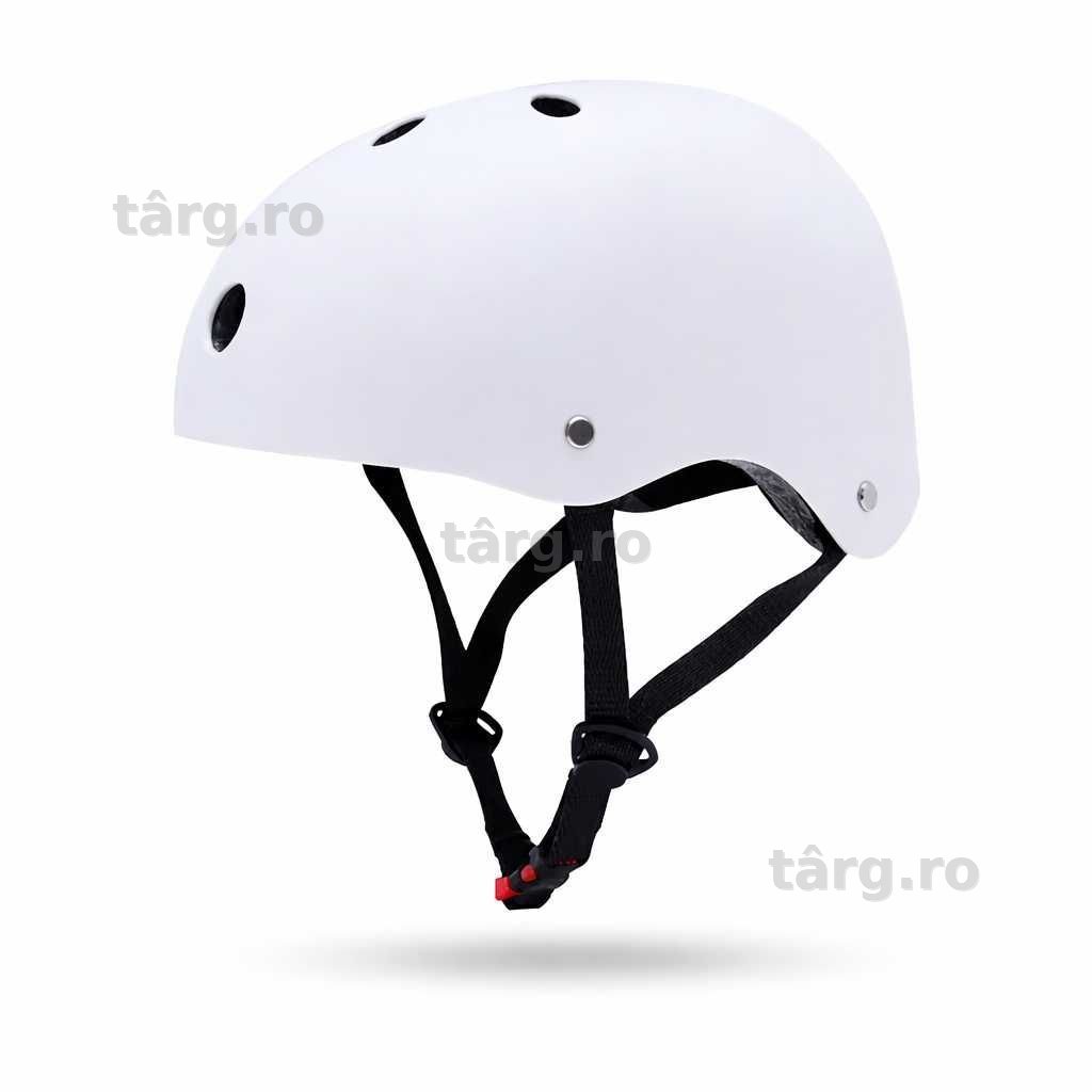 Casca protectie Bicicleta/Trotineta, Ultra Usoara, Marime reglabila, Alb