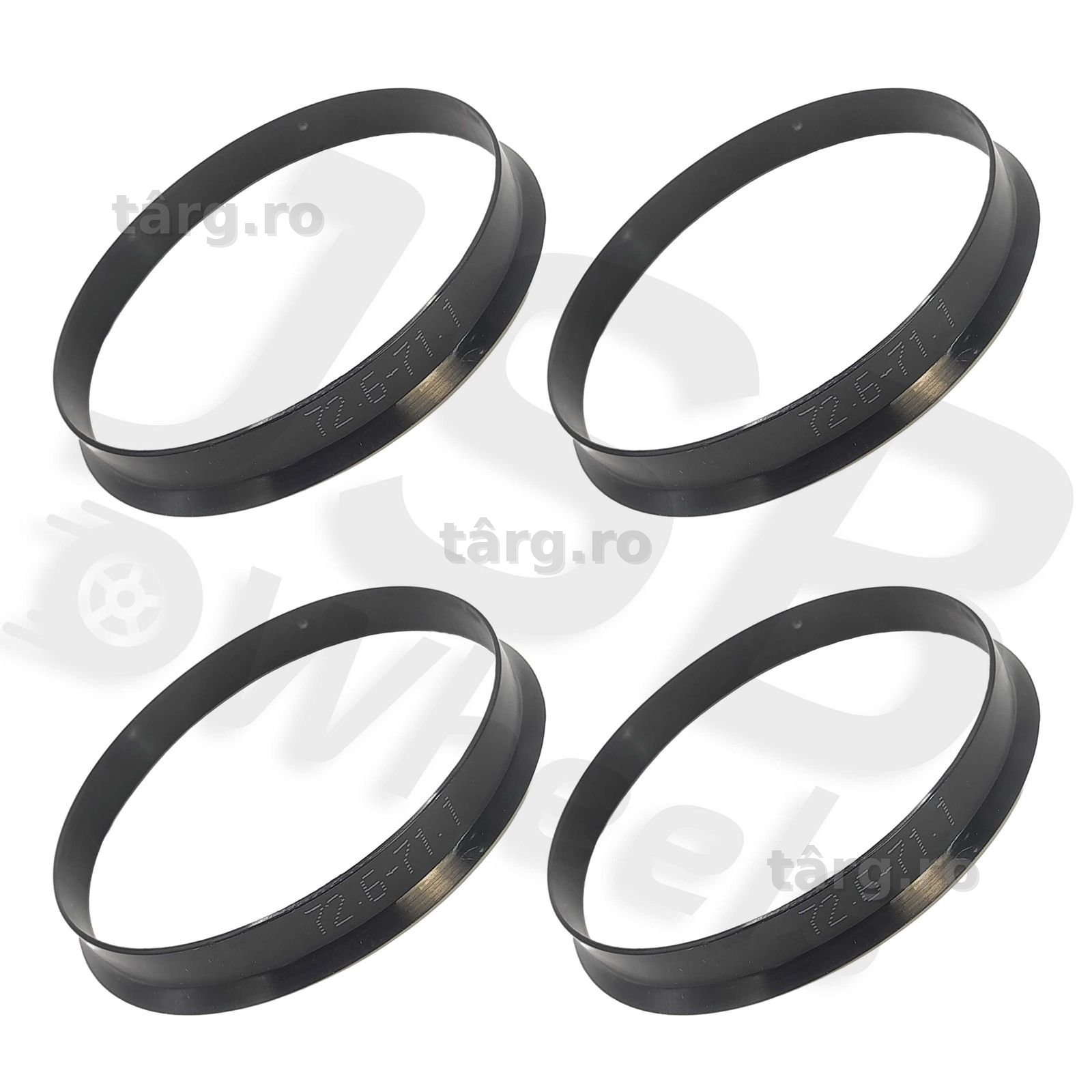 Set inele de centrare ghidaj jante noi 72.6-71.1 mm Renault Trafic