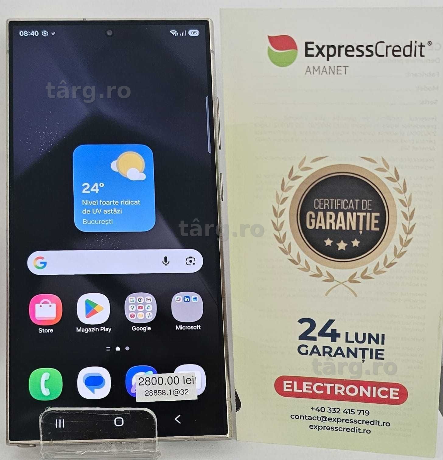 Telefon Samsung S24 Ultra 5G (AG32 B:28858) Garantie 2 Ani!