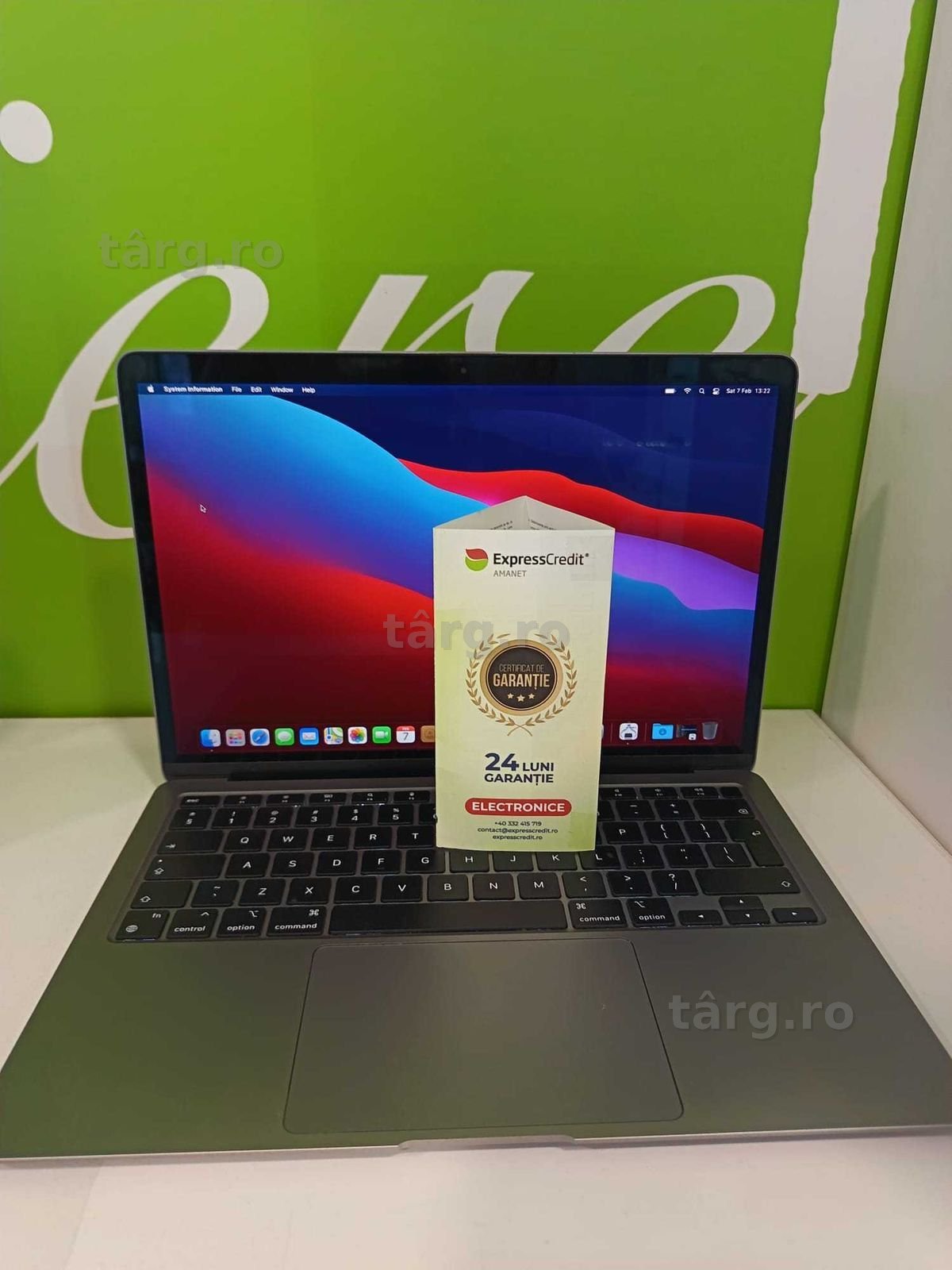 (Ag41) Laptop Apple MacBook Air B5960 - Garantie 2 ani!
