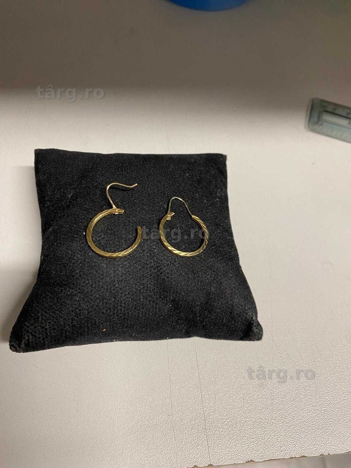 Cercei Aur 14k (AG15 Gara 1 B33998.4) Garantie 2 ani
