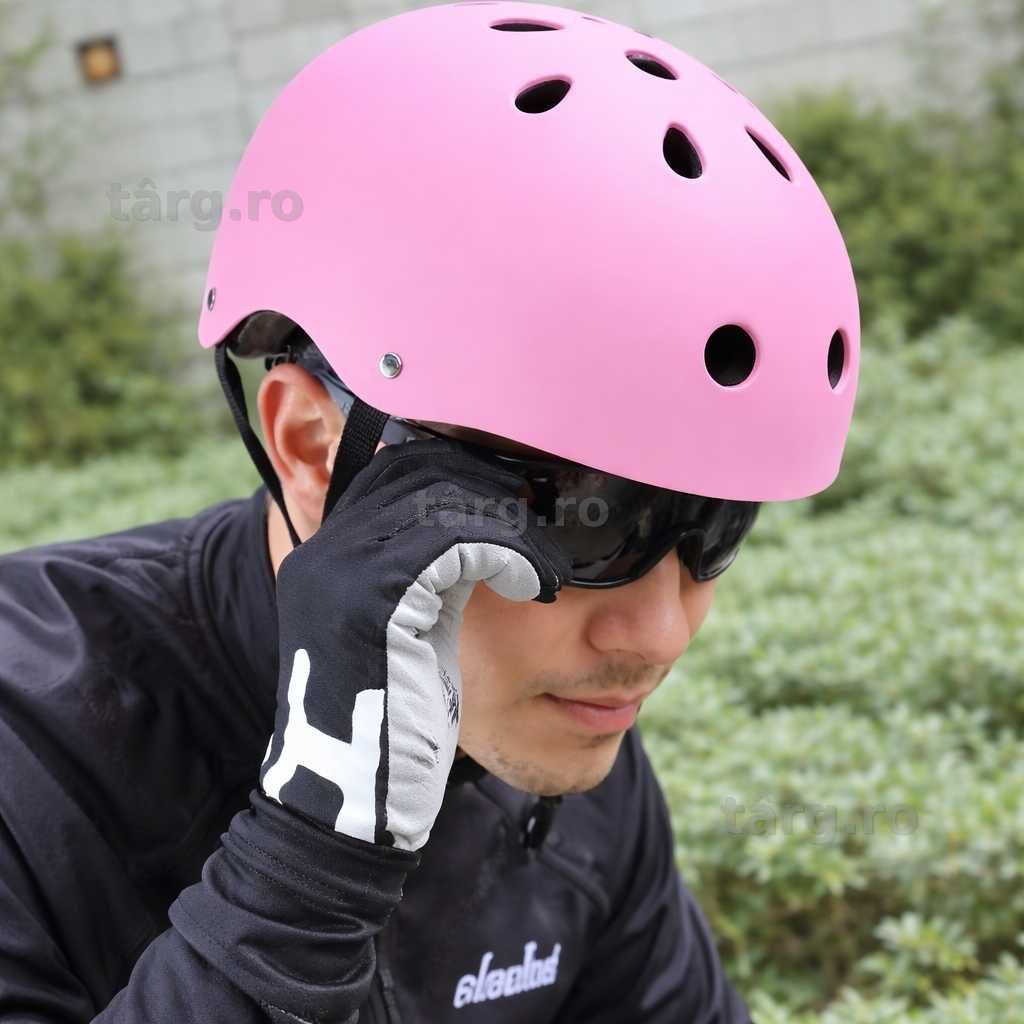 Casca protectie Bicicleta/Trotineta, Ultra Usoara, Marime reglabila, Roz 5