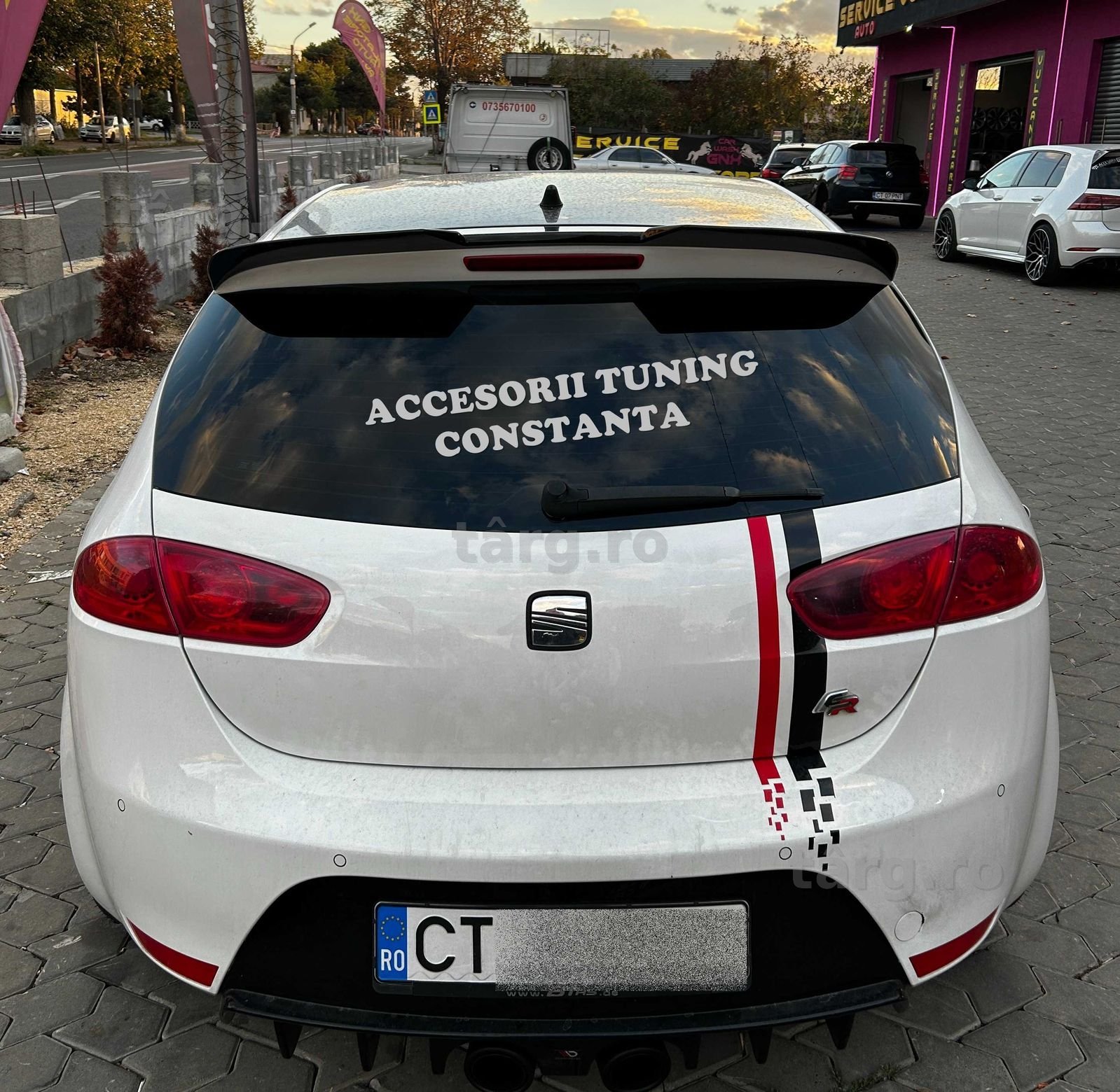 Eleron Haion - Seat Leon Mk2,5 Leon 2 Facelift Negru Lucios