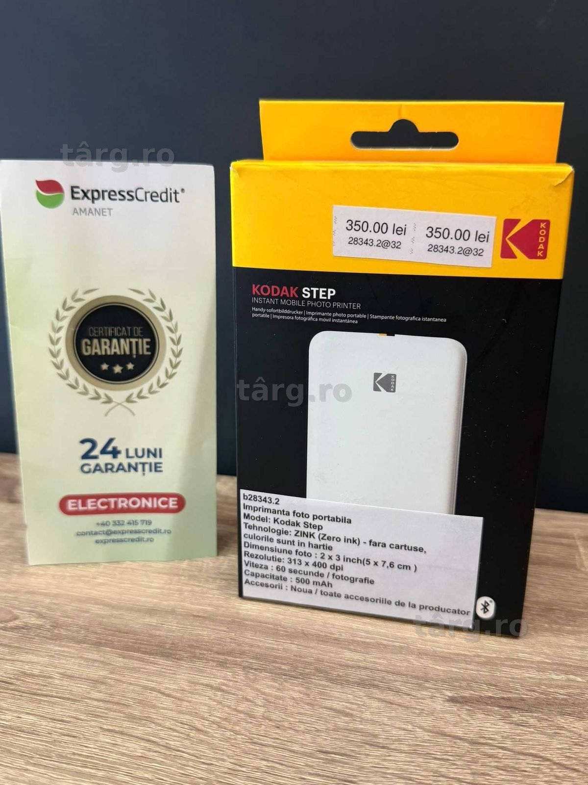 (AG51) Imprimanta foto portabila Kodak Step  - Garantie 2 ani!