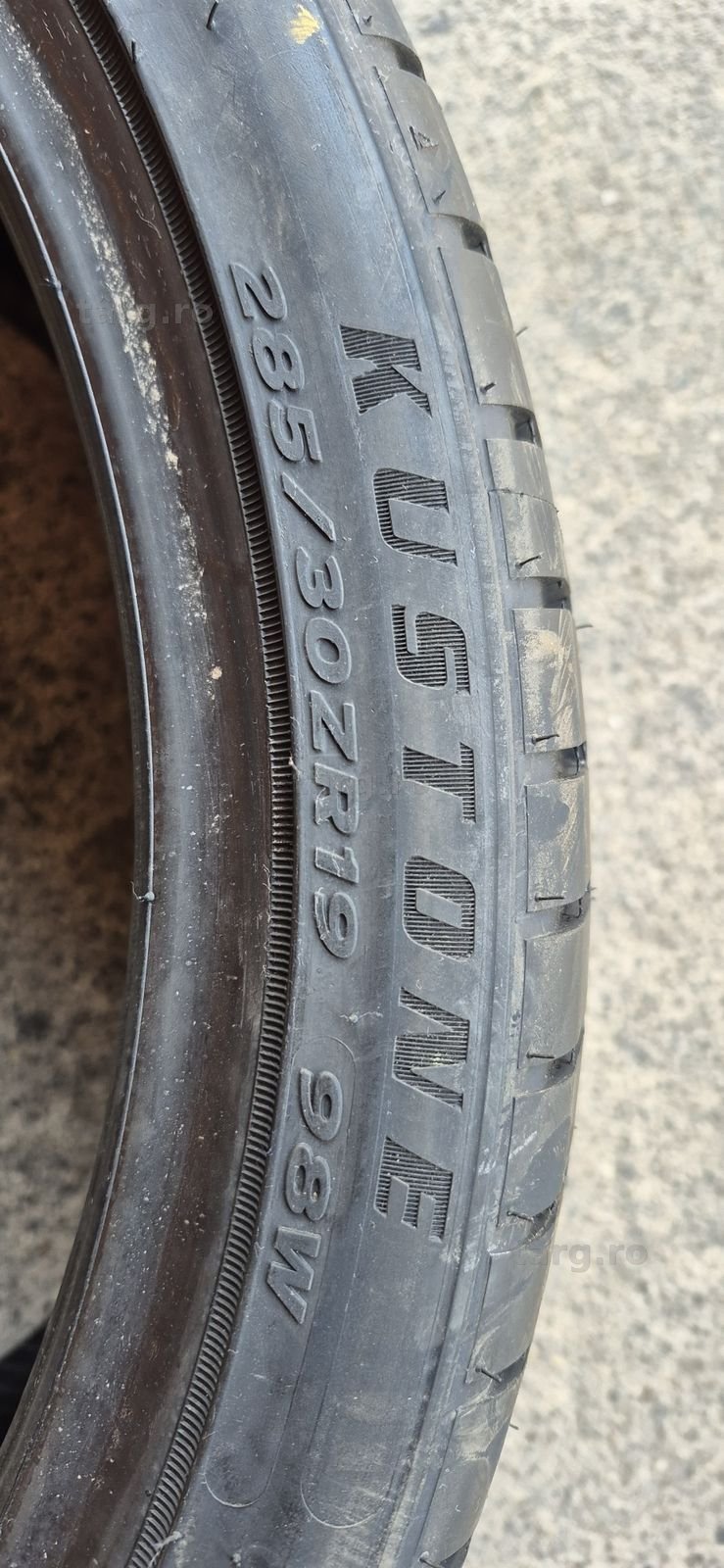 2 anvelope vara noi Kustone 285/30/19,dot 2025.Pretul este pe bucata. 3