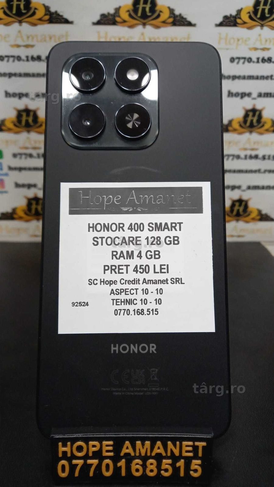 Hope Amanet P3 - HONOR 400 SMART 5G/STOCARE 128GB/RAM 4GB 2