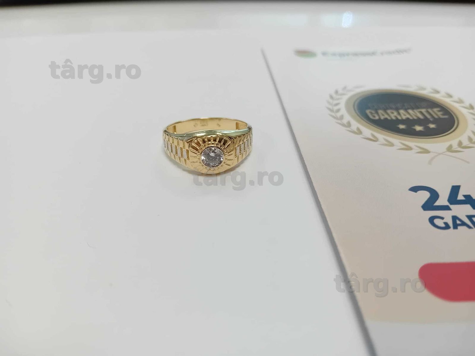 (Ag33) Inel Aur 14K/Garantie 2 ani