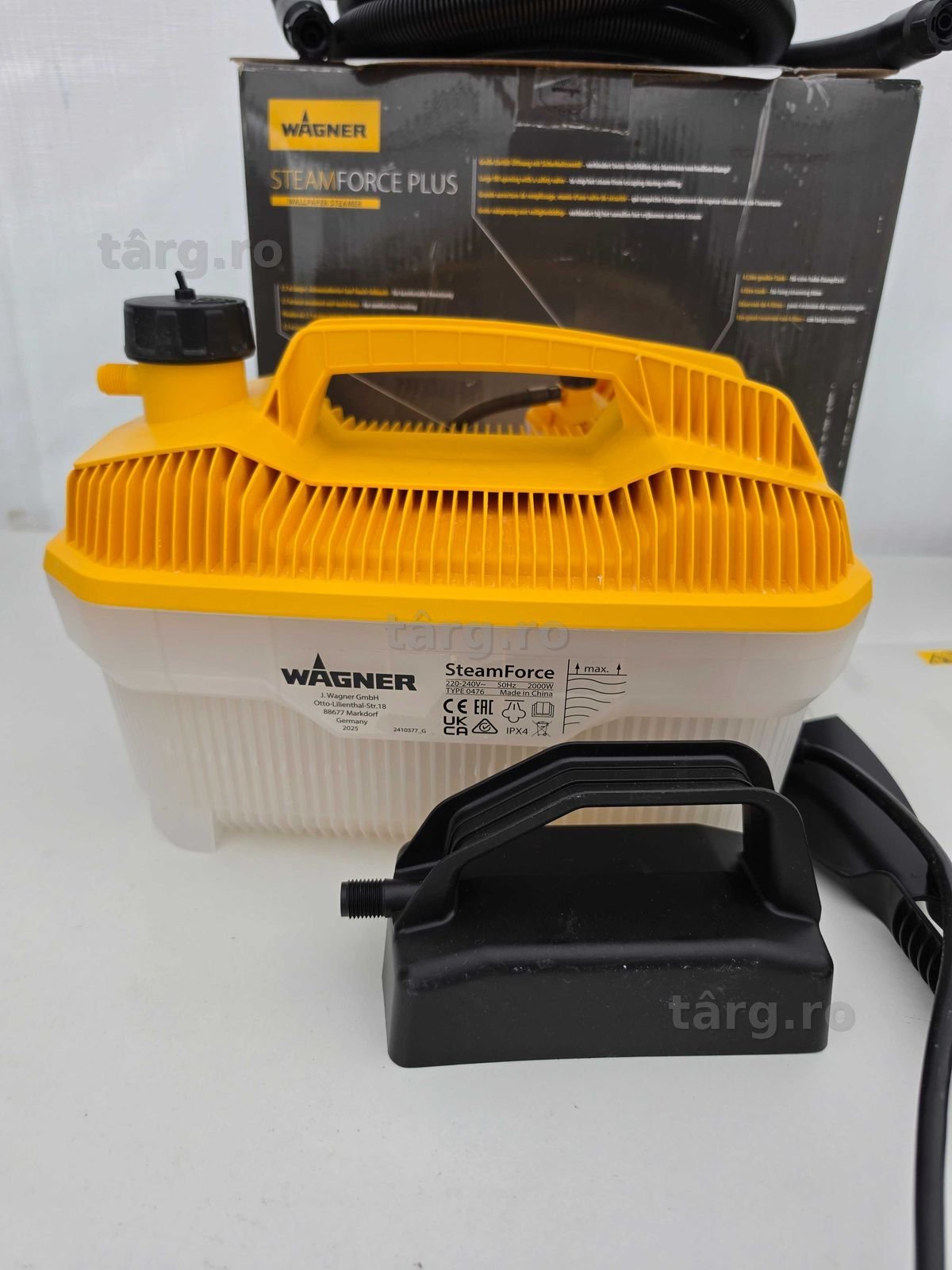 Aparat cu abur pentru dezlipit tapet Wagner Steam Force