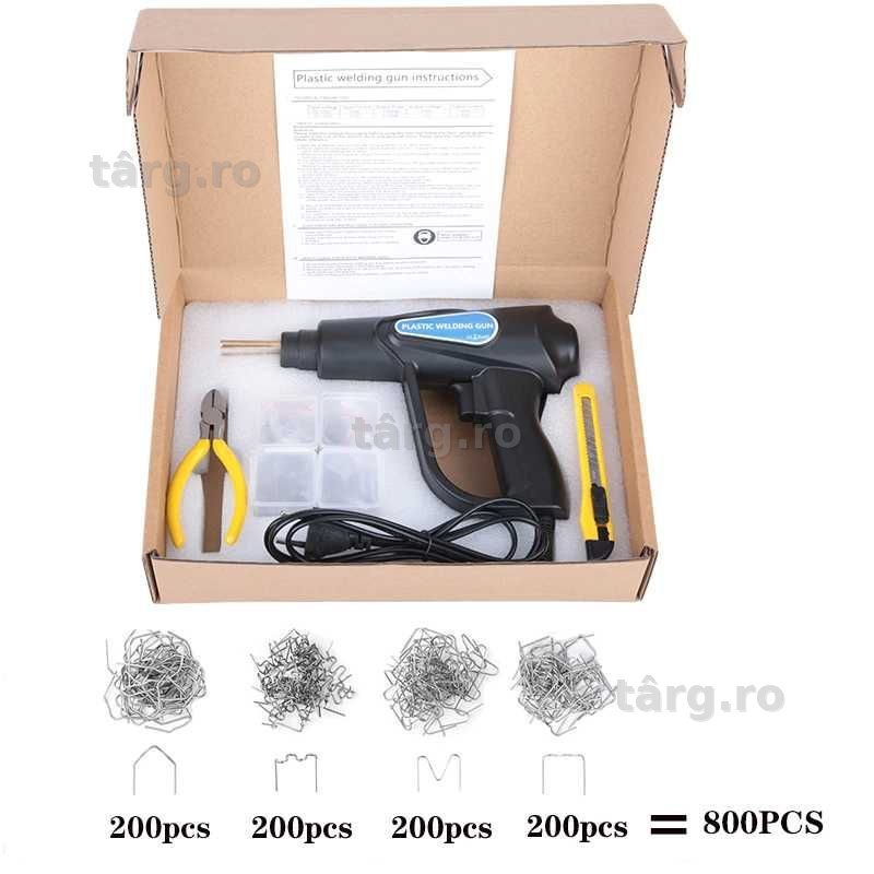 OFERTA Trusa Completa Pistol Lipit Sudat Plastic Profesional +800Capse
