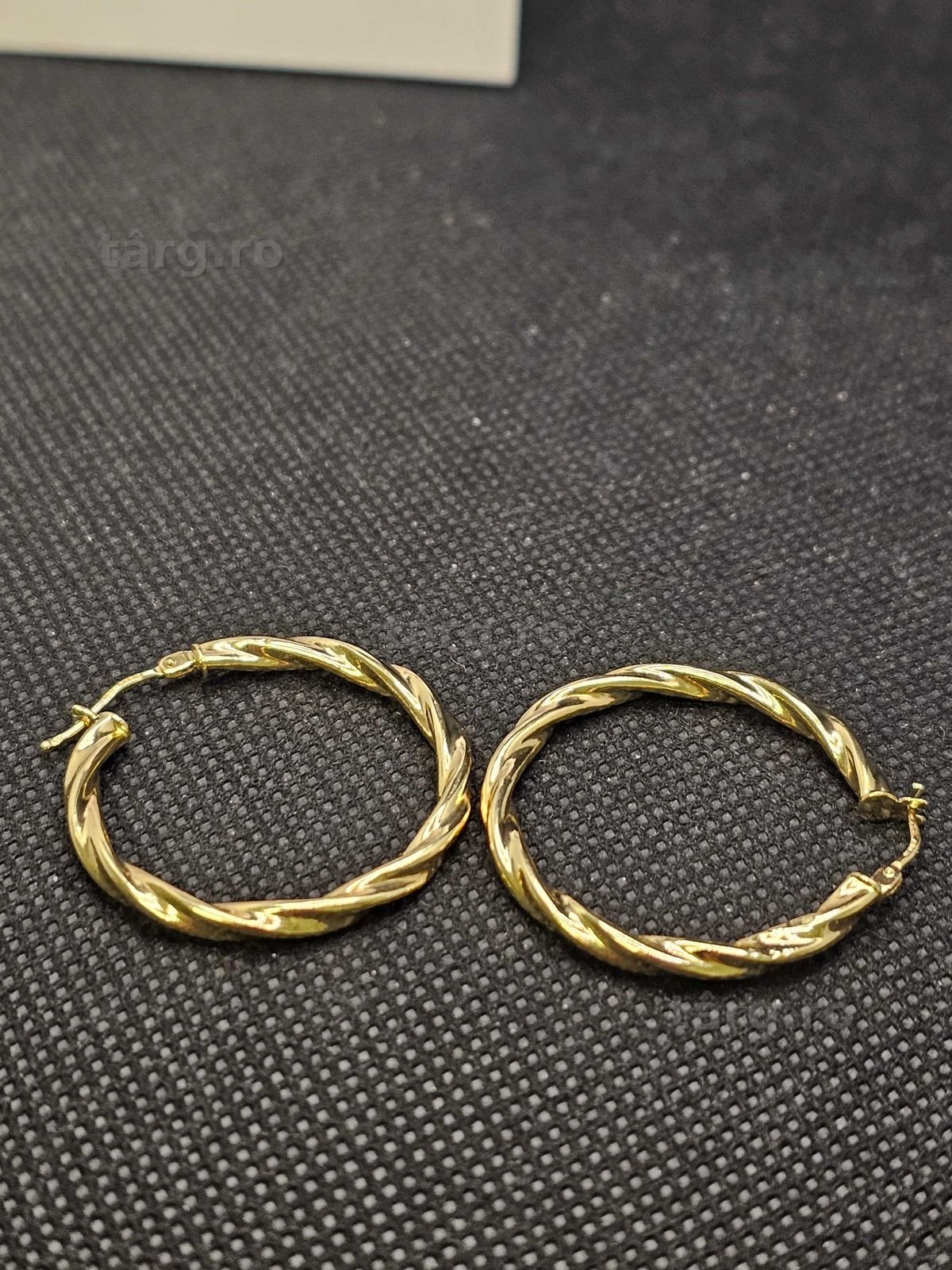 Cercei aur 18K 1.95g (49736.3 AG 11 Piata Nicolina) 2 ani garantie! 3