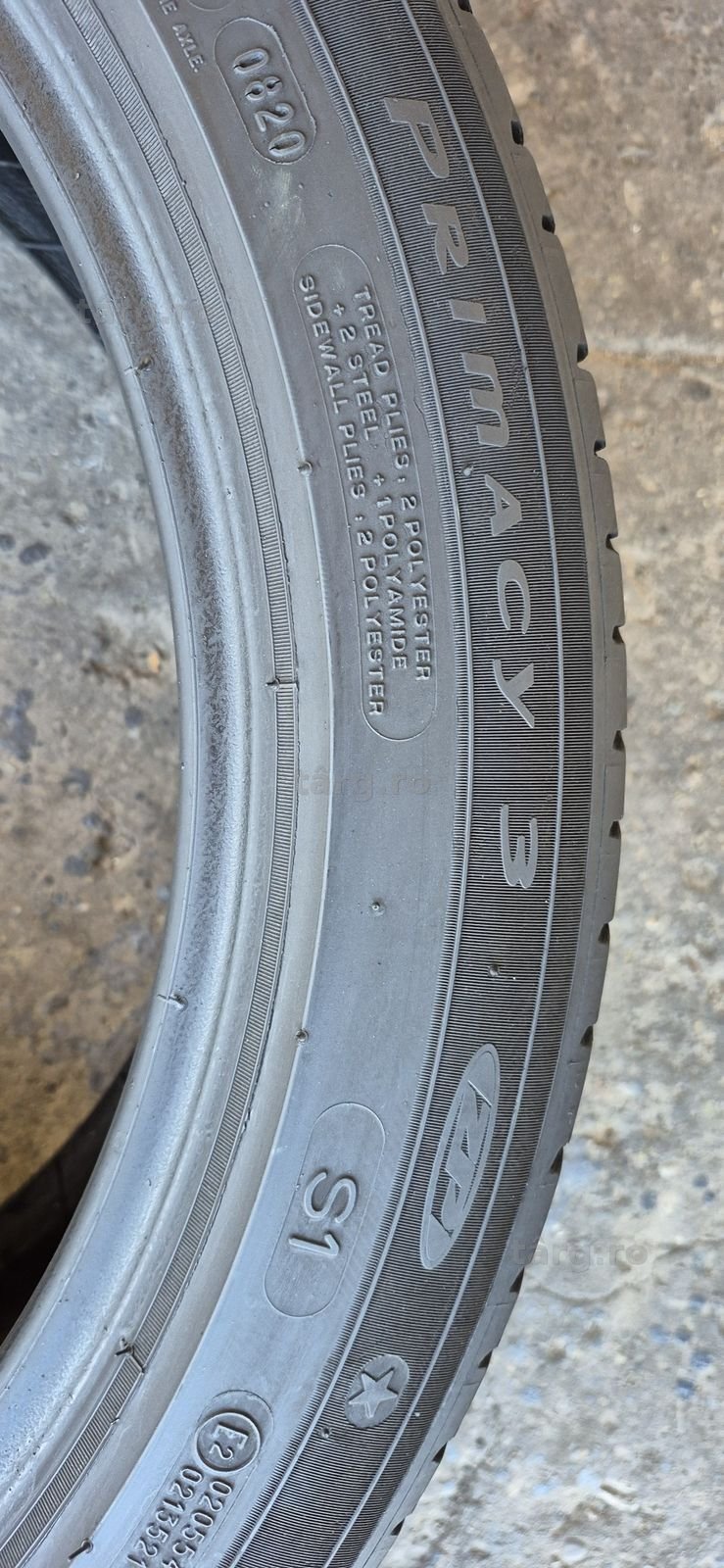 4 anvelope vara runflat  Michelin,fata 245/45/19,spate 275/40/19.Pretul este pe bucata. 5