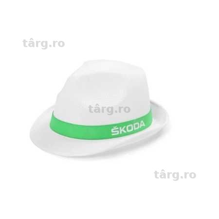 Pălărie originala Skoda, Alba cod Oem 000084308