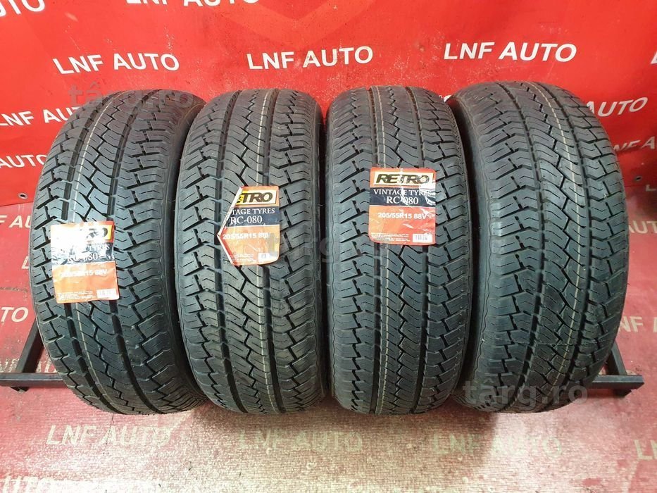 4 Anvelope OLD Car Reconditionare OLD TIMER - 205/55/15 - Retro Vintage - NOU - DOT 2017 !
