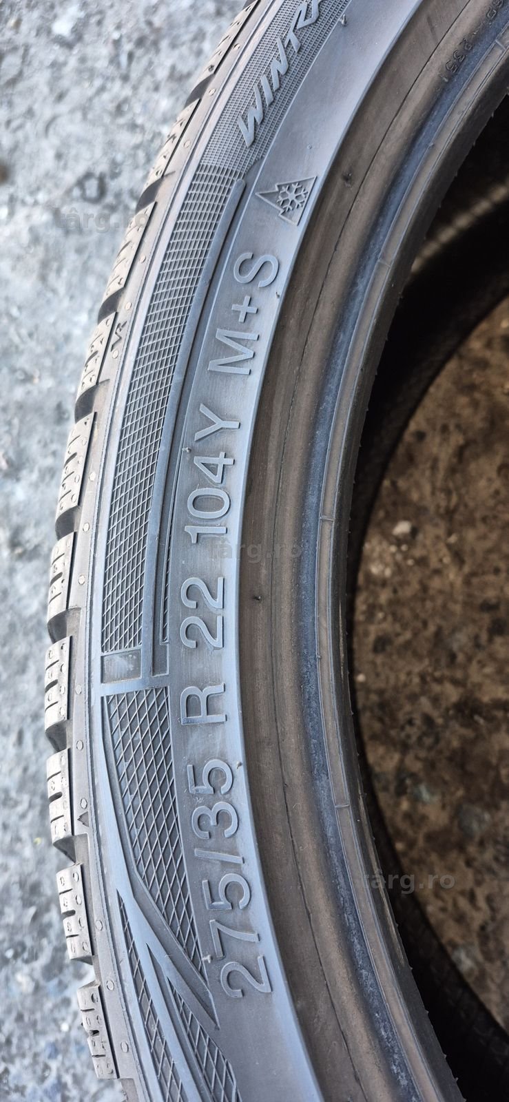 2 anvelope iarna ca noi Vredestein 275/35/22,dot 2025.Pret/bucata. 5