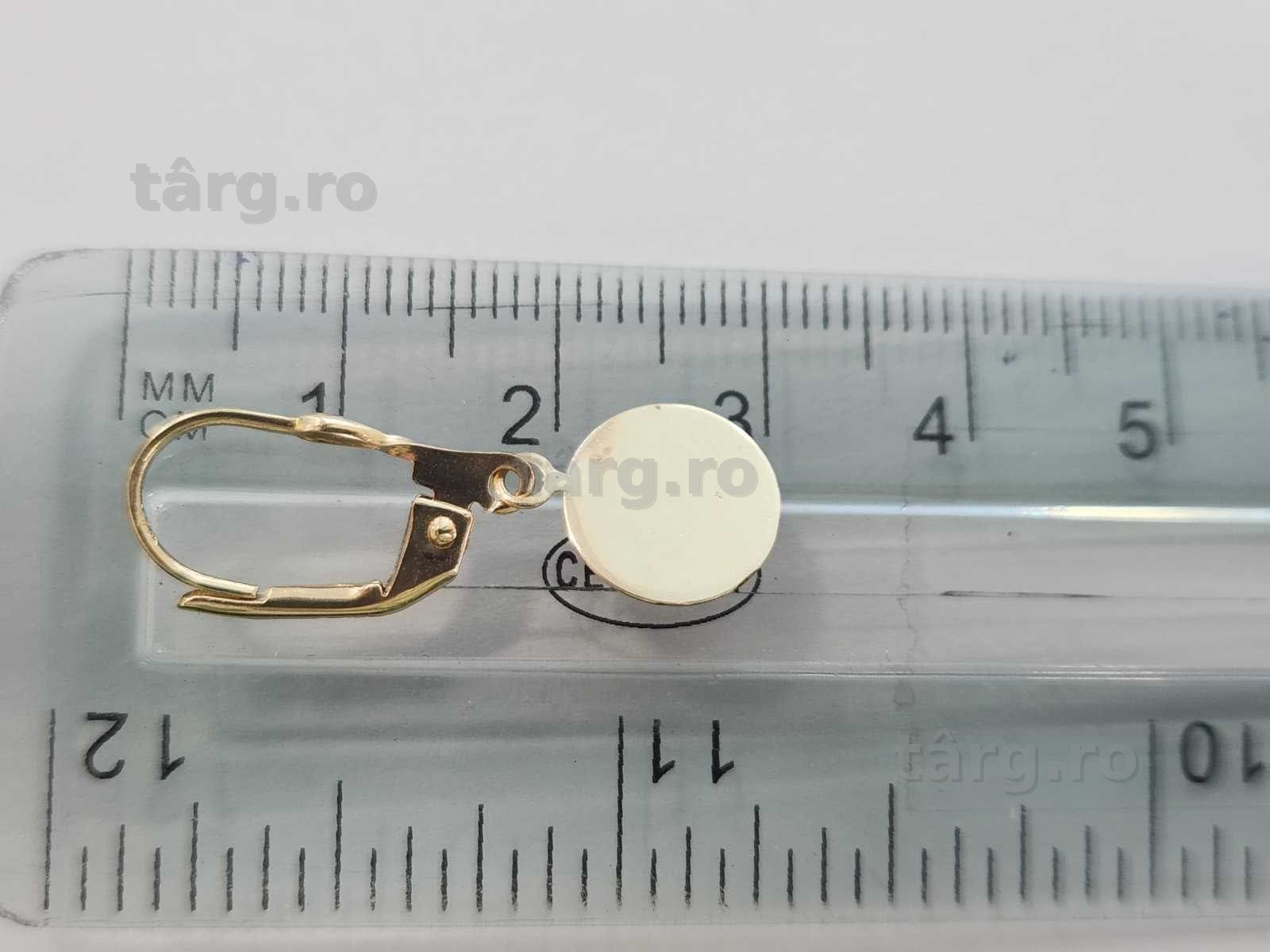 Cercei aur, 14k, 1.9g (b 68840.3 Ag2 Tudor) 2