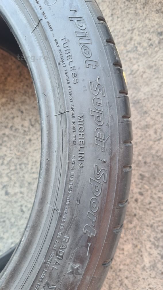 4 anvelope vara Michelin,fata 225/45/18,spate 255/40/18 7