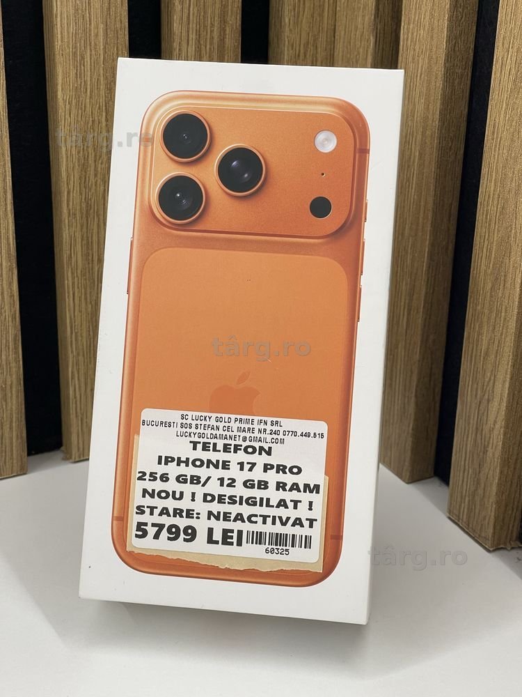 Iphone 17 Pro Nou 256Gb Garantie / Factura #60325