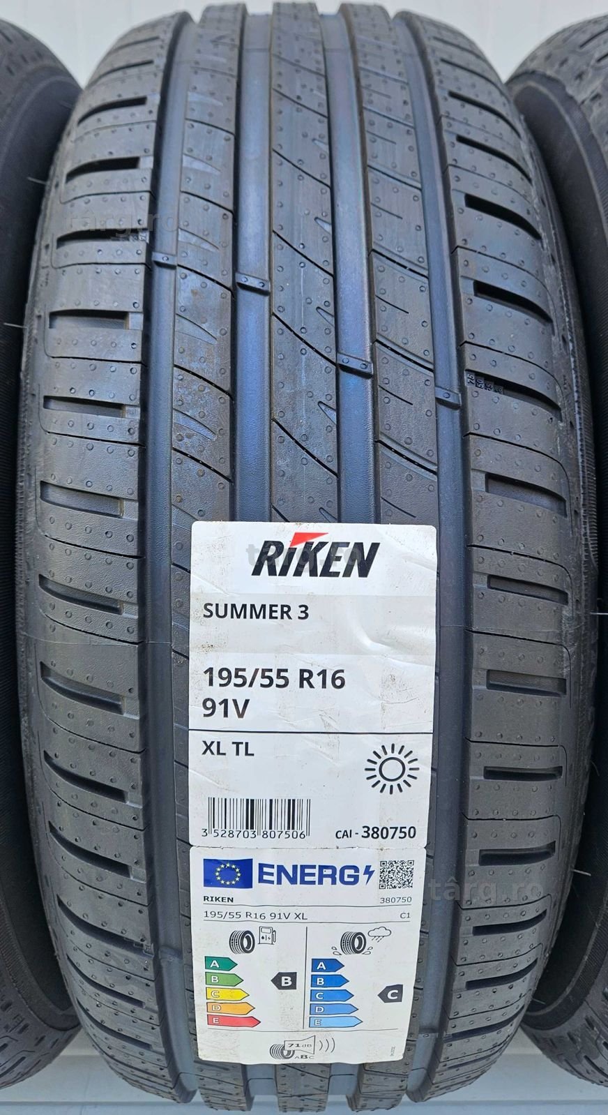 195/55 R16 91V XL RIKEN (by Michelin) Summer 3 Anvelope de vara 2