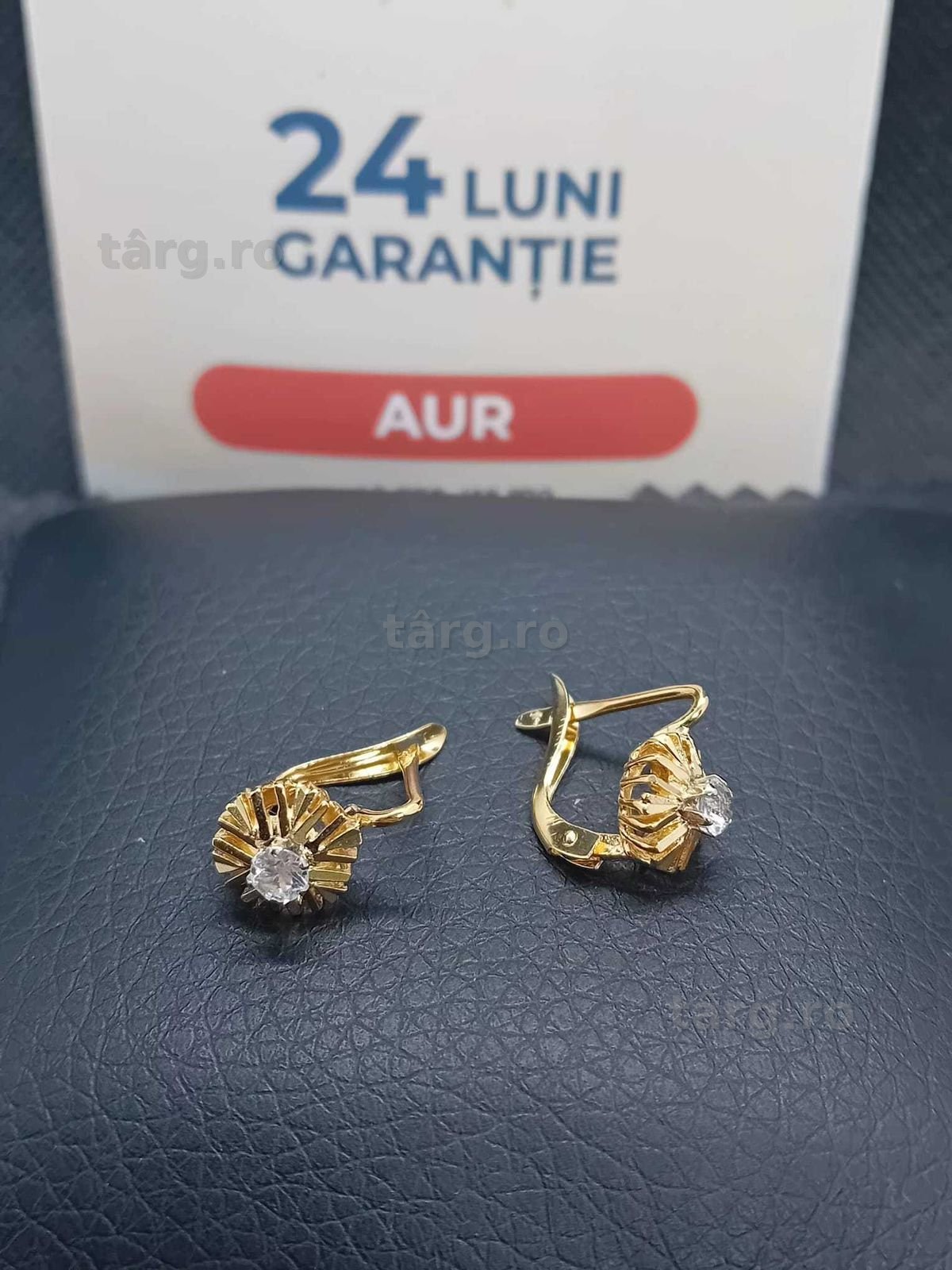 Cercei aur 18k 2.67g (B.25565 AG31 Barboi) Garantie 2 ani!