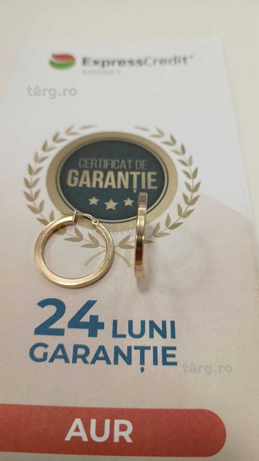 Cercei aur 14K 2.26gr [AG24 Harlau B.45757.2] - Garantie 2 ani! 4