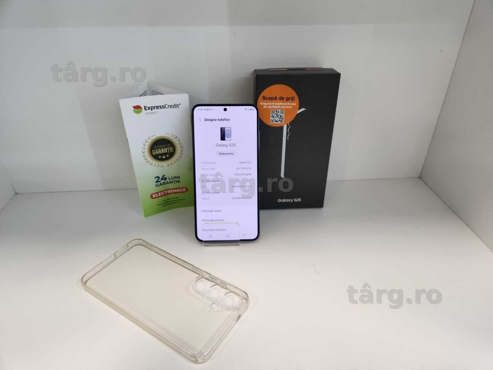 Samsung S25   12/128 Gb (Ag8 Tudor/B75352) – Garantie 2 Ani!