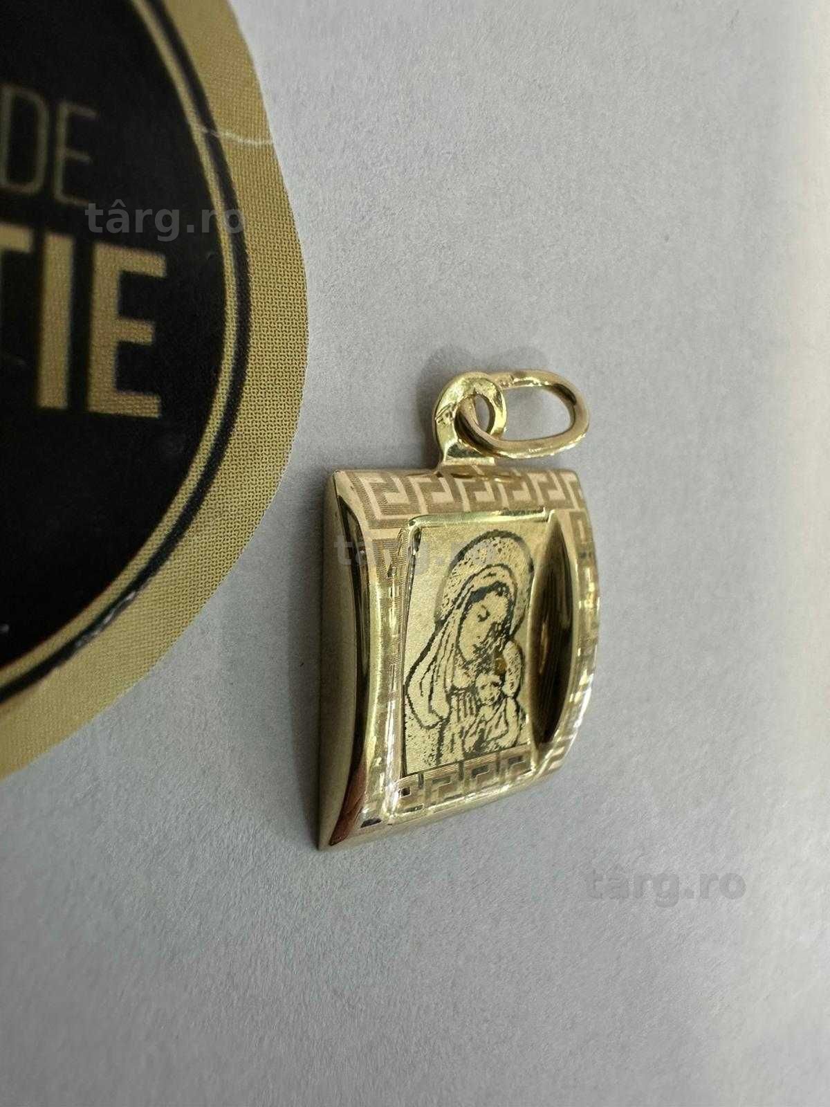 Pandantiv aur 14k 1.28g (ECA 39 / B.18524.1) Garantie 2 ani! 3