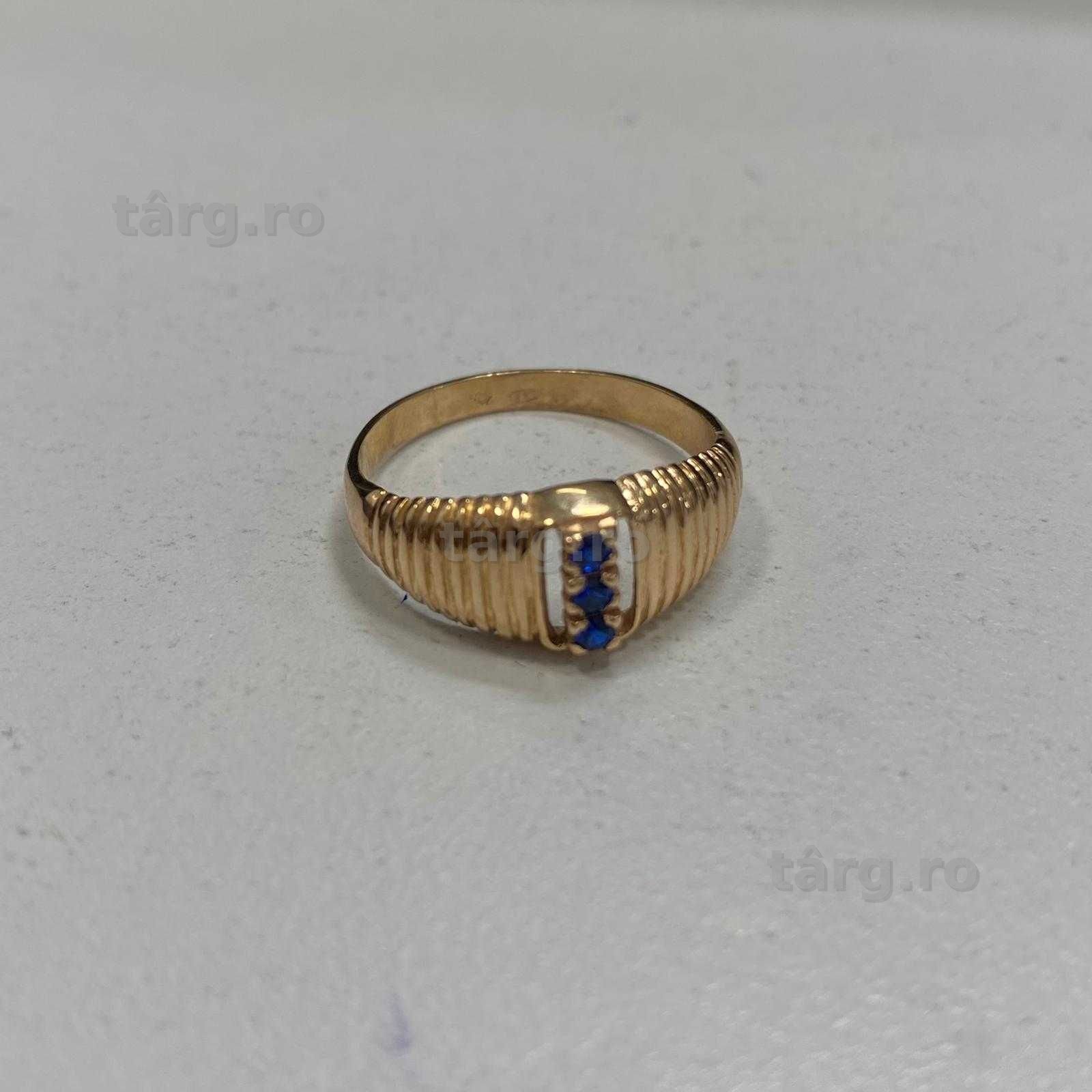 (AG13) Inel aur 14K 2.68 g (b.55852.4) Garantie 2 ani!