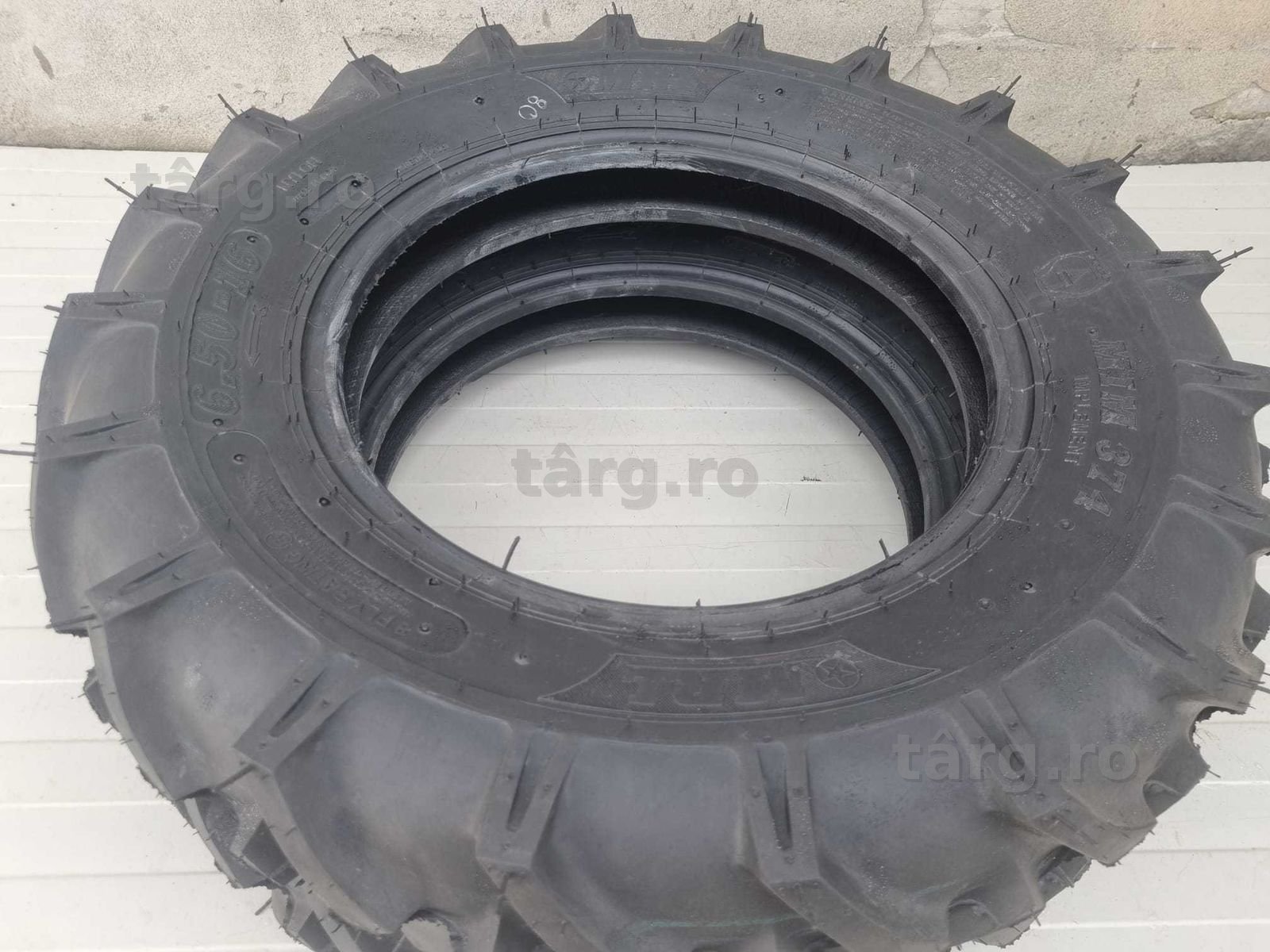 Anvelope agricole 6.50-16, marca MRL, MIM 374, 8PR tractiune 3