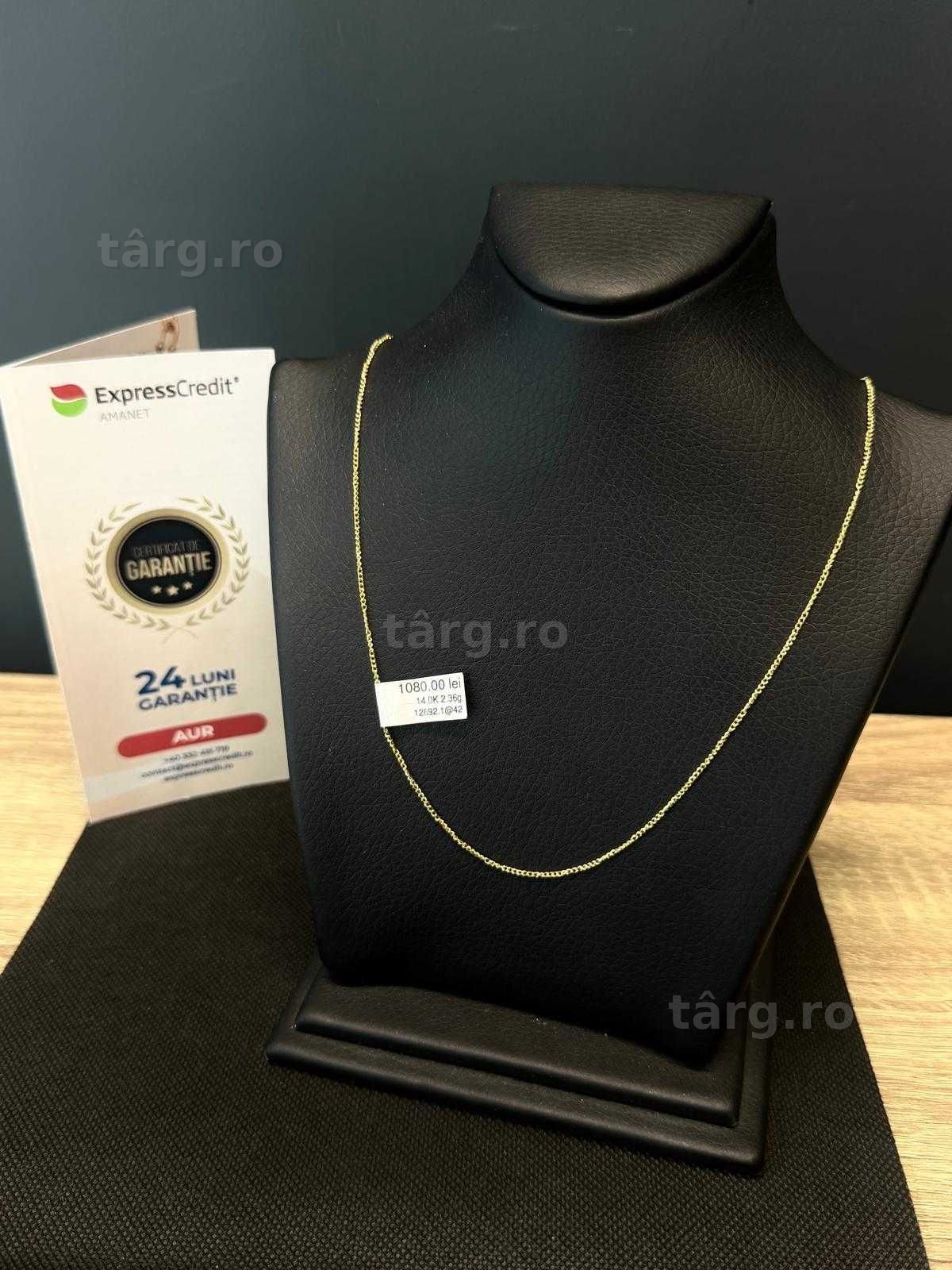 (AG51) Lant aur 14k 2.36g b12892 - Garantie 2 ani!