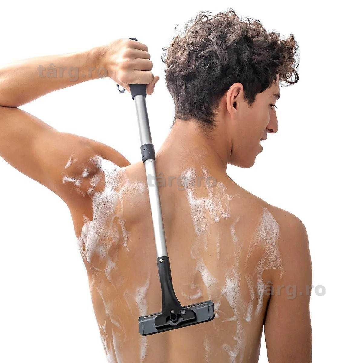 Aparat de ras corporal spate si corp cu 9 lame maner extensibil 54 cm